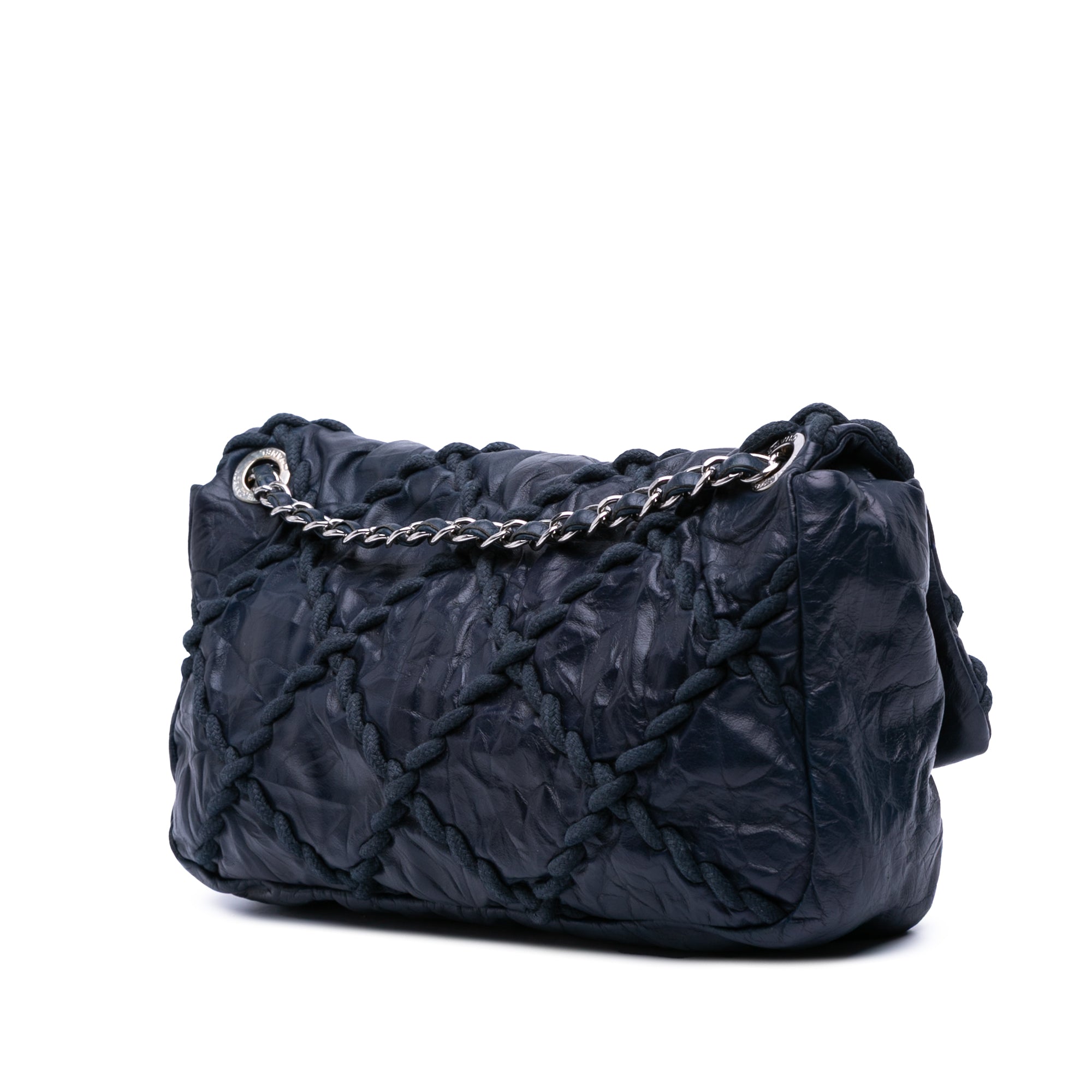 Chanel Medium Quilted Crinkled Calfskin Ultra Stitch Flap - image 2