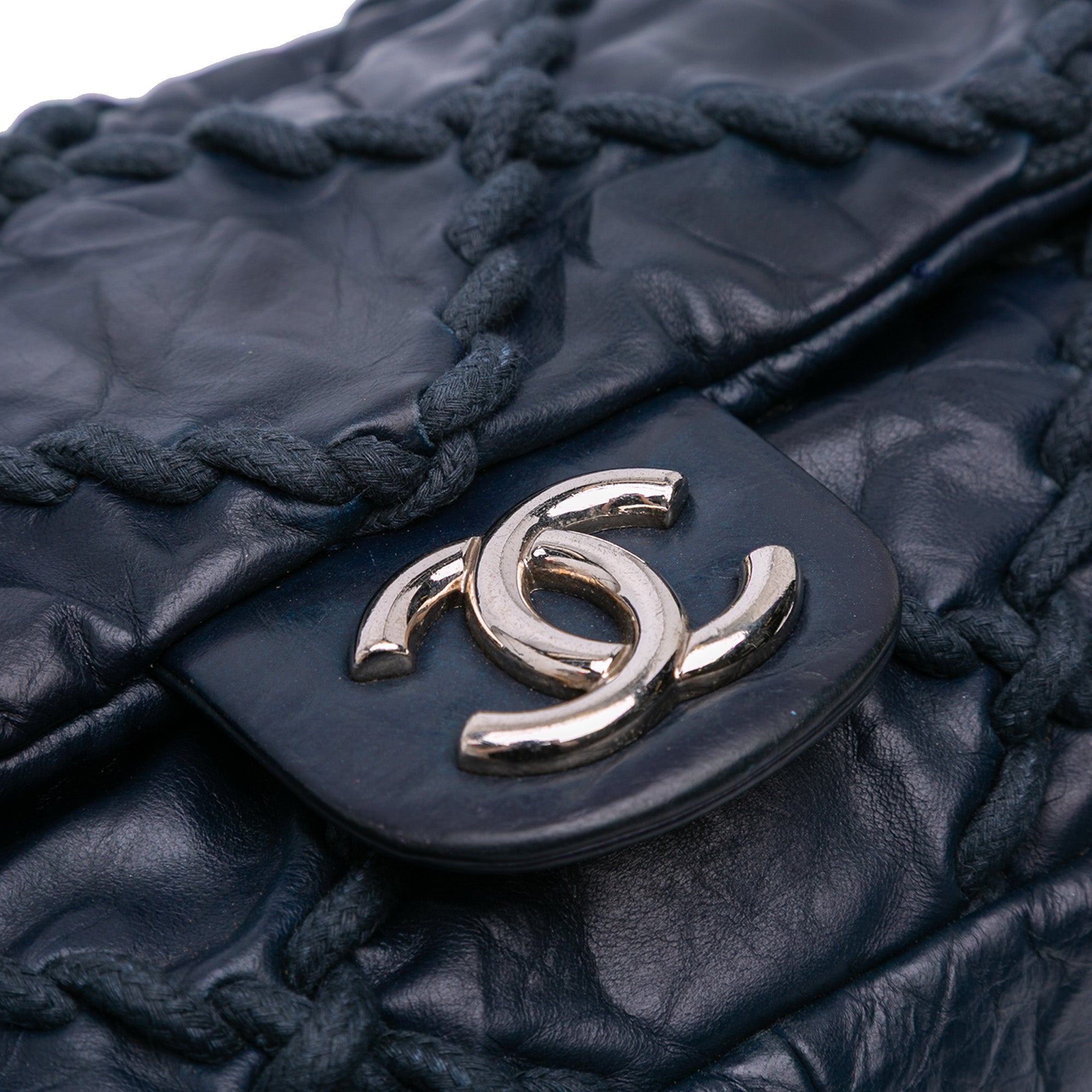 Chanel Medium Quilted Crinkled Calfskin Ultra Stitch Flap - image 8