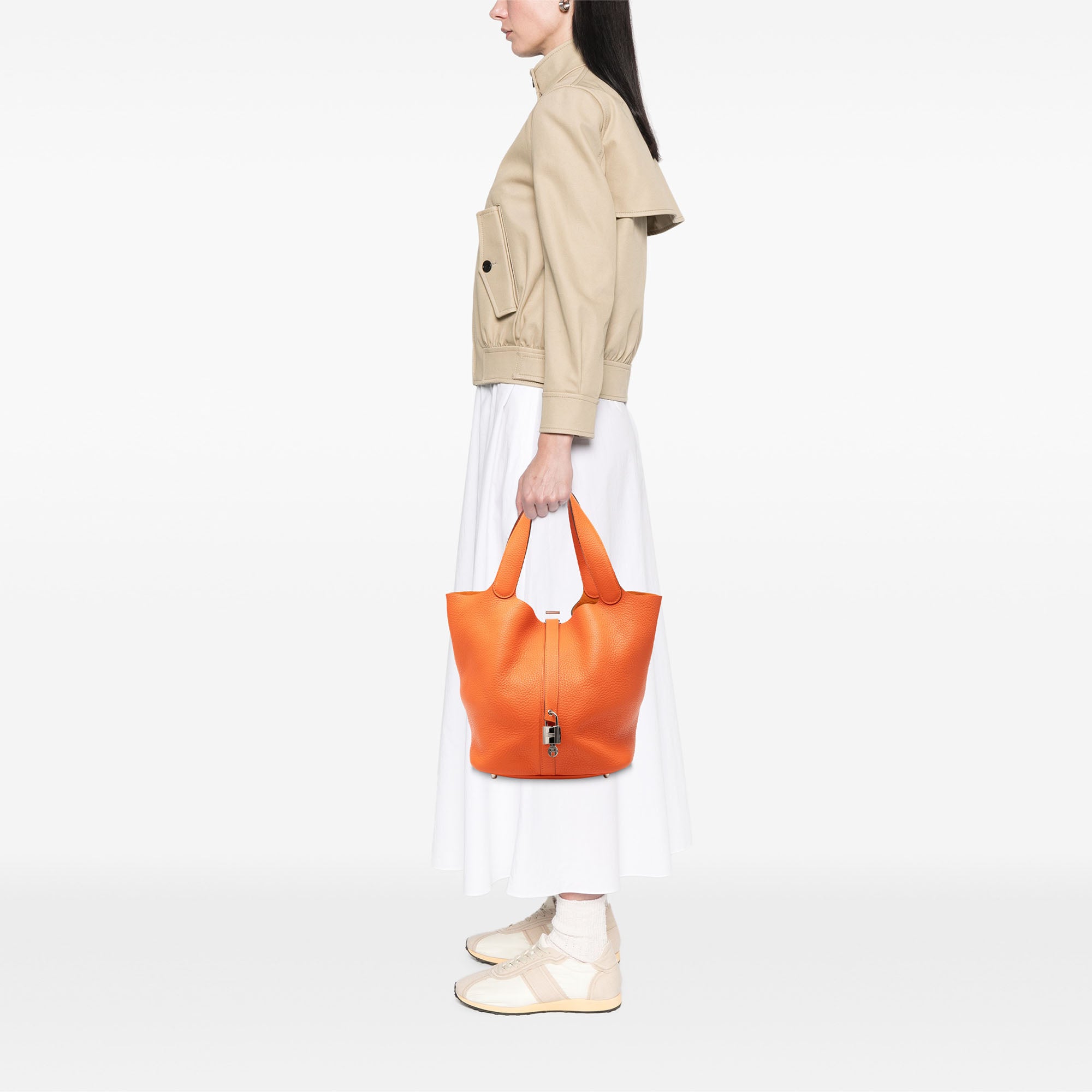 Hermès Clemence Picotin Lock 26 - image 7
