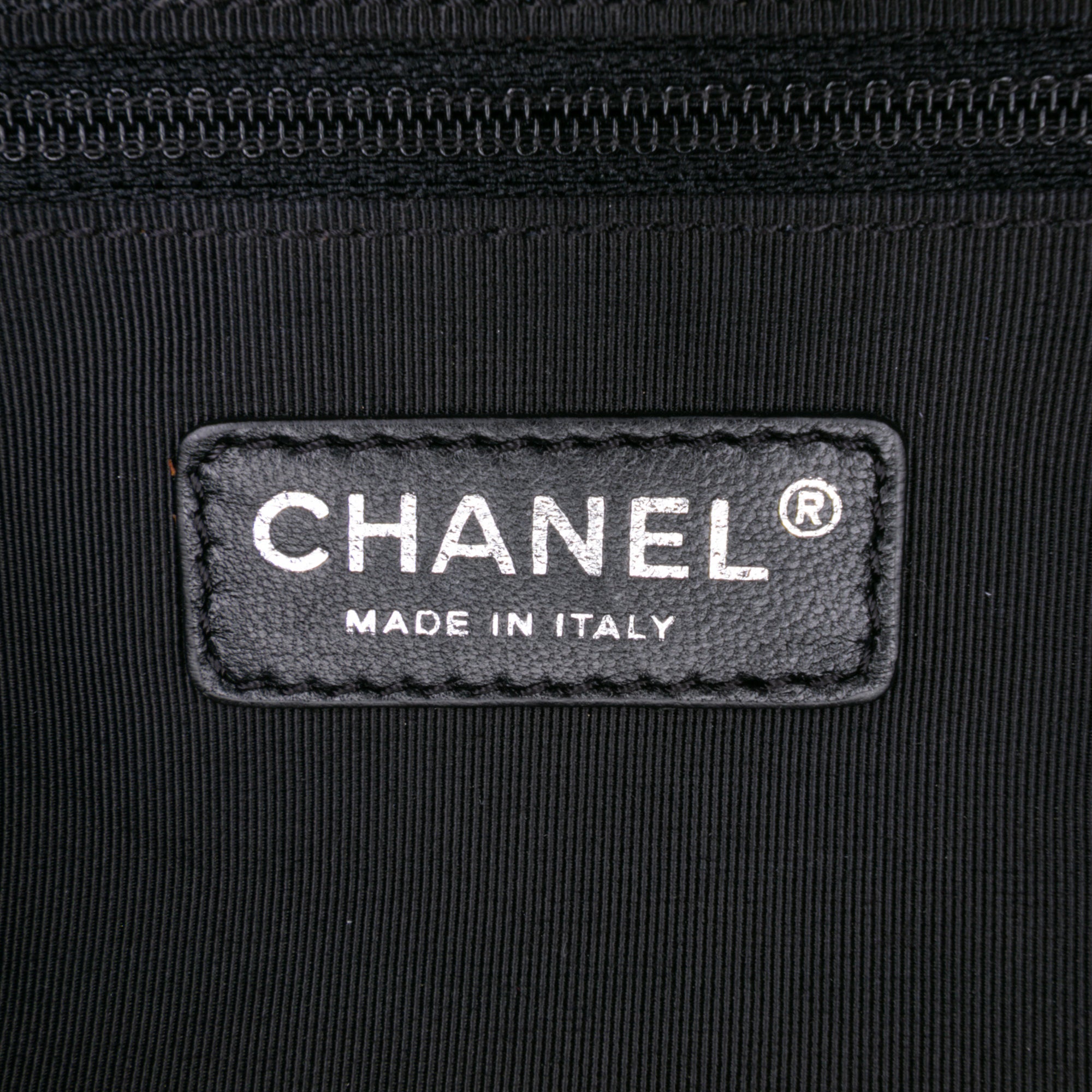 Chanel CC Quilted Lambskin Zip Shoulder Bag - image 5