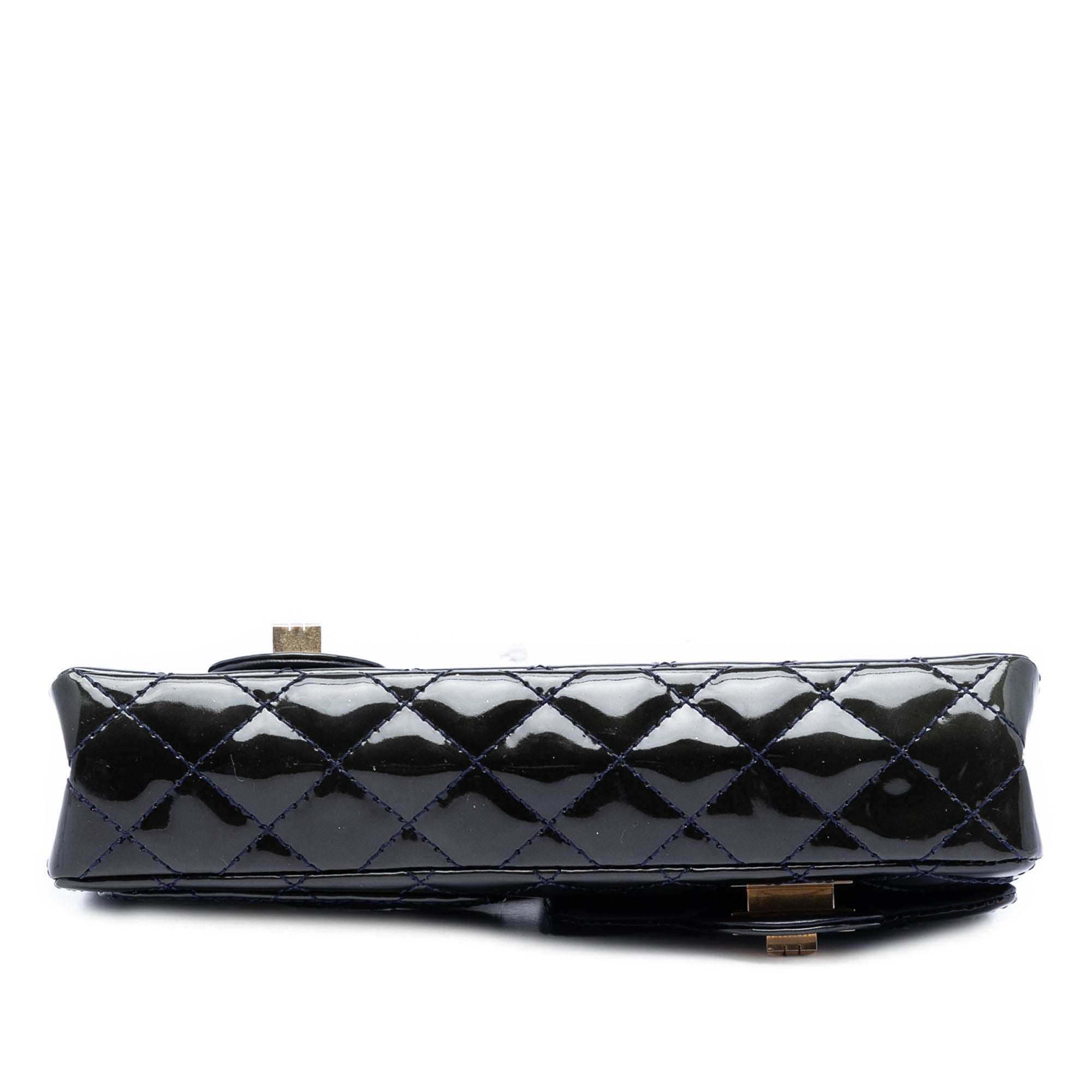 Chanel Quilted Patent Reissue 2.55 Reversible Chain Flap - image 3
