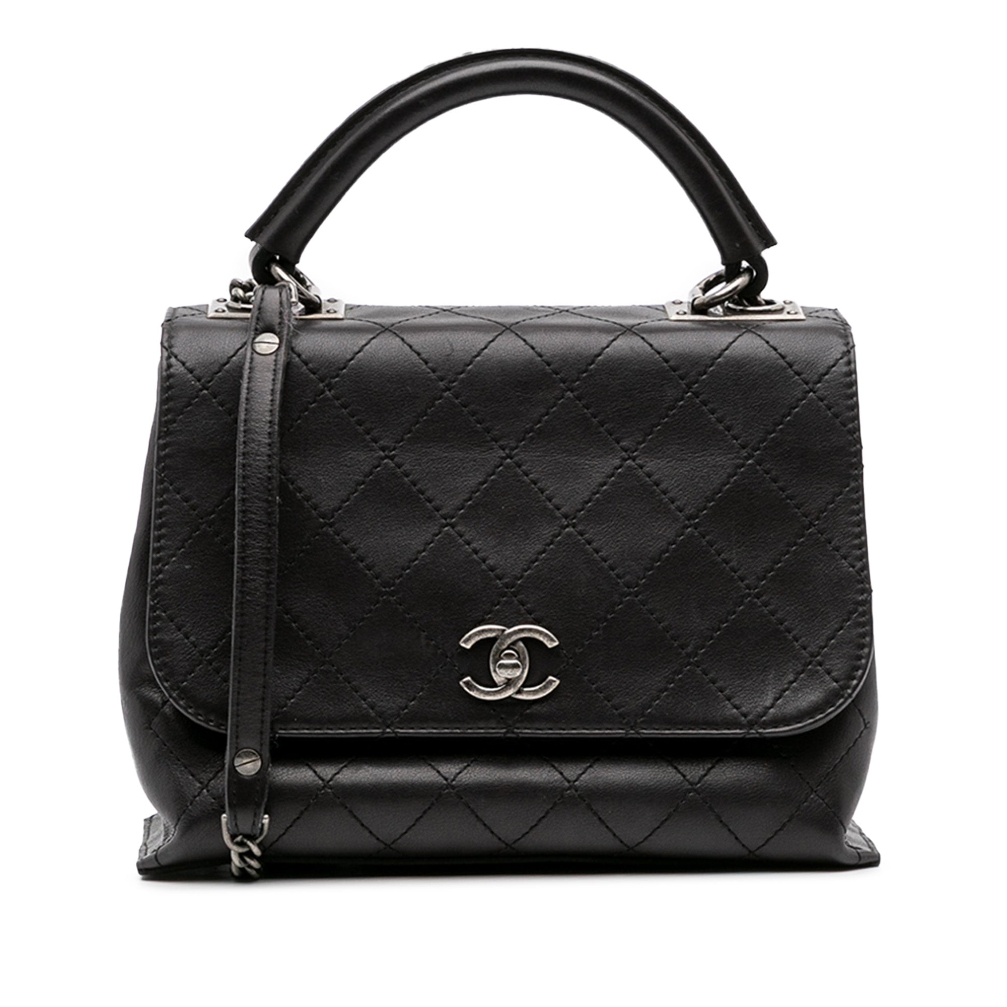 Chanel Stitched Calfskin Urban Luxury Top Handle Bag - image 1