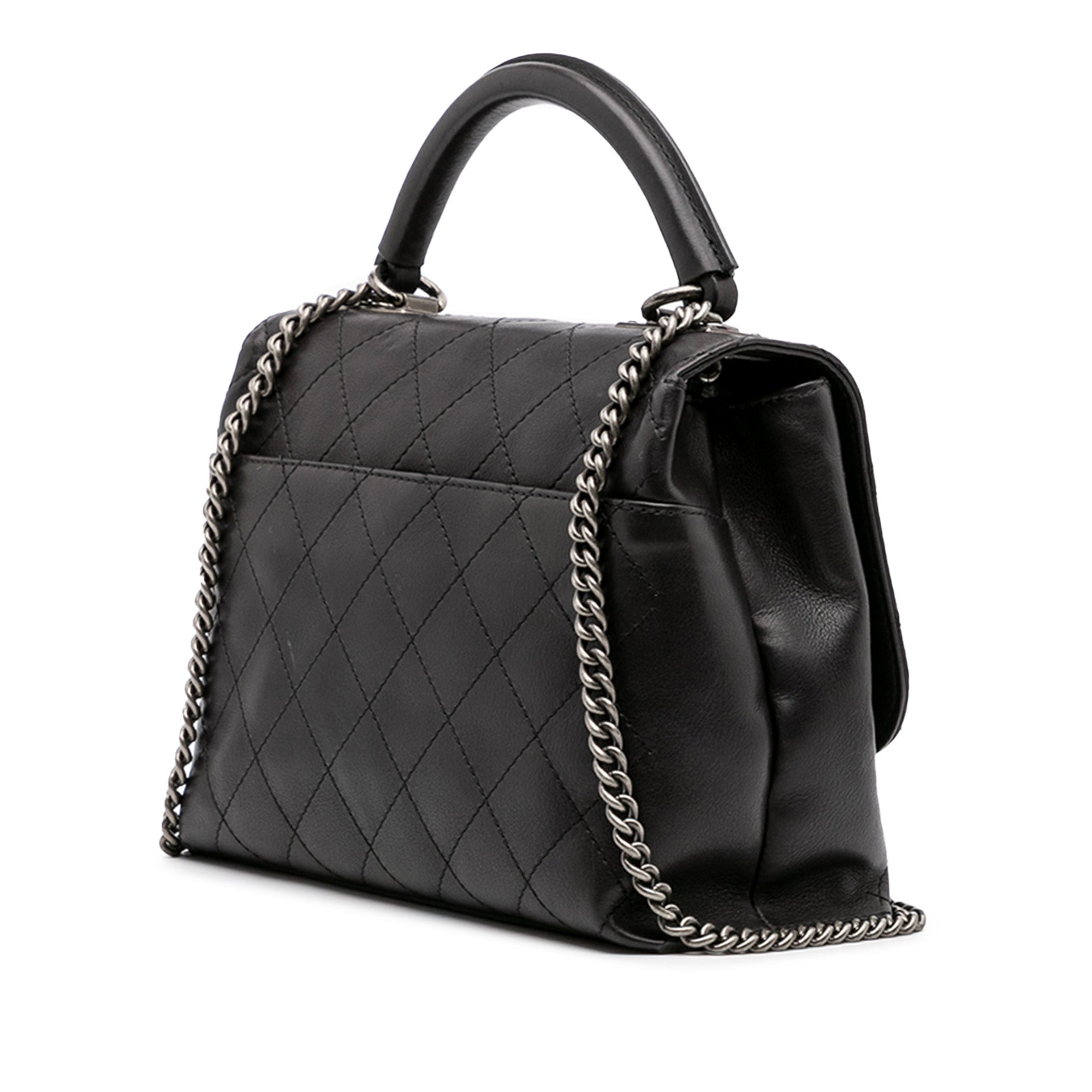 Chanel Stitched Calfskin Urban Luxury Top Handle Bag - image 2