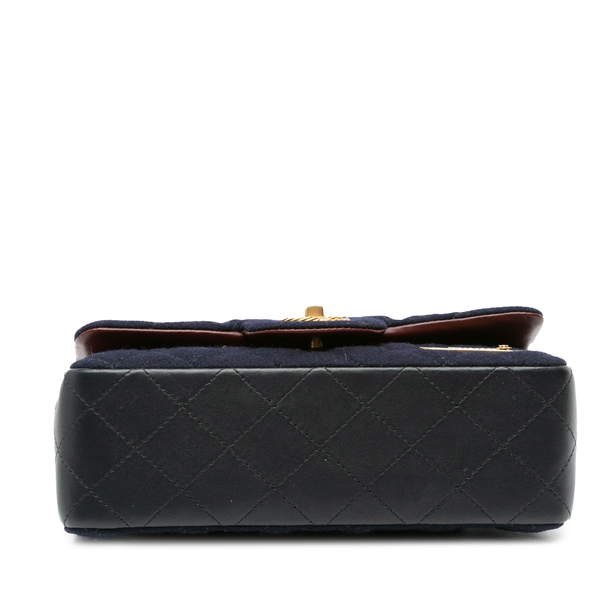 Chanel Paris Hamburg Mini Rectangular Classic Jersey Coco Sailor Charms Single Flap - image 3