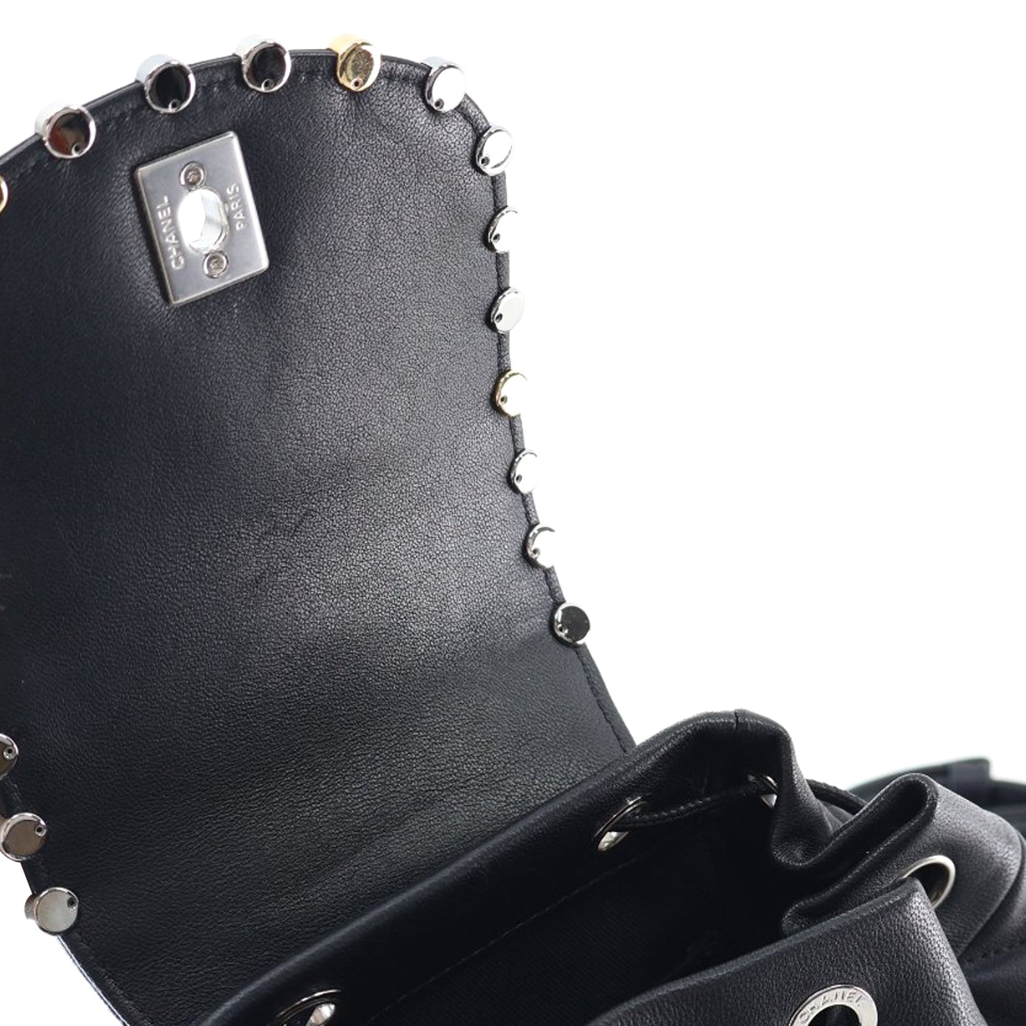 Chanel Quilted Lambskin Metallic Bubble Backpack - image 11
