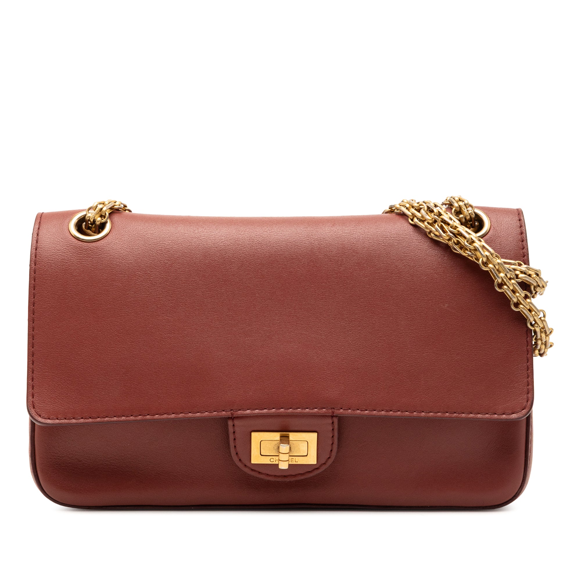 Chanel Calfskin Reissue 2.55 Nude Double Flap 225 - image 1