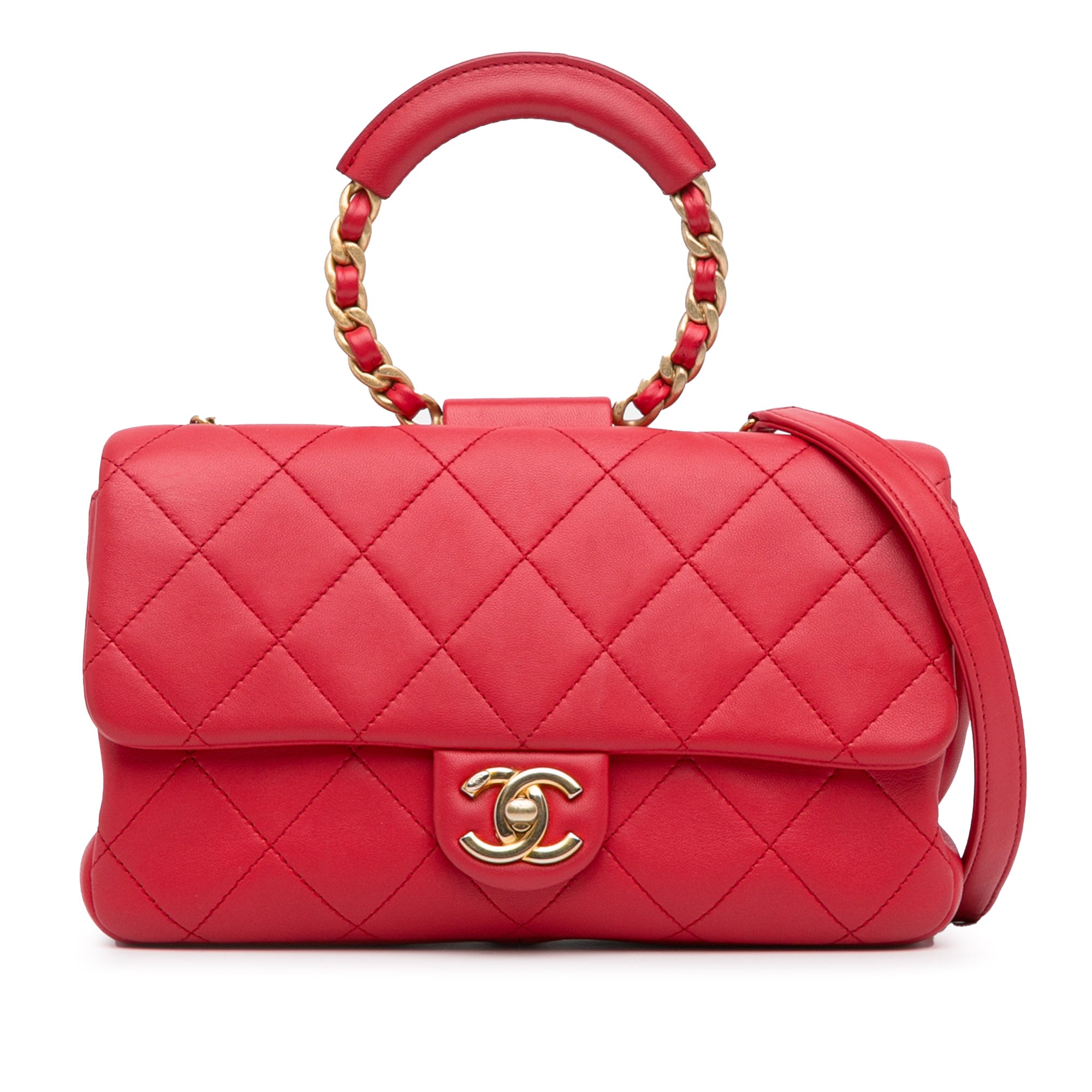 Chanel Medium Lambskin In The Loop Flap - image 1