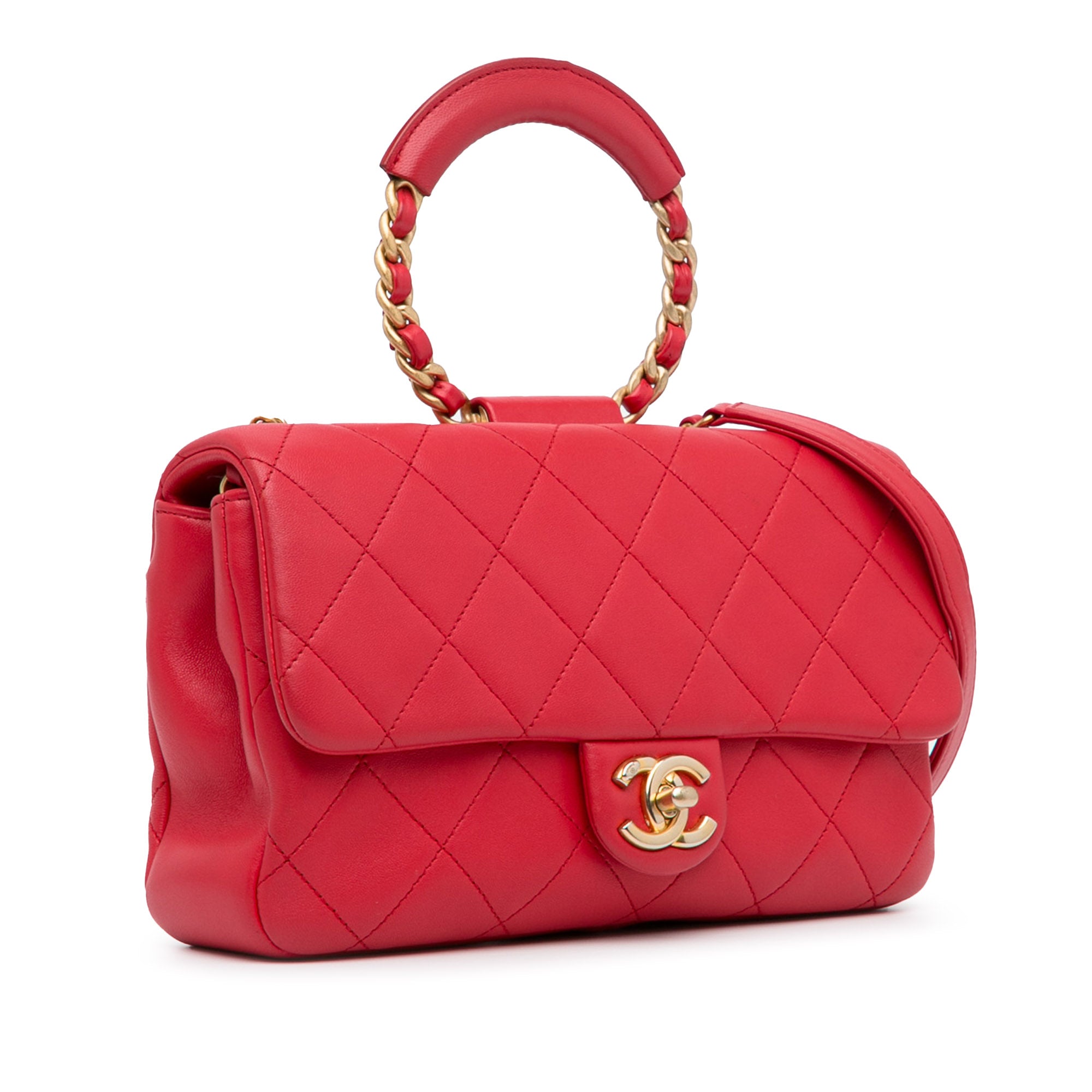 Chanel Medium Lambskin In The Loop Flap - image 2
