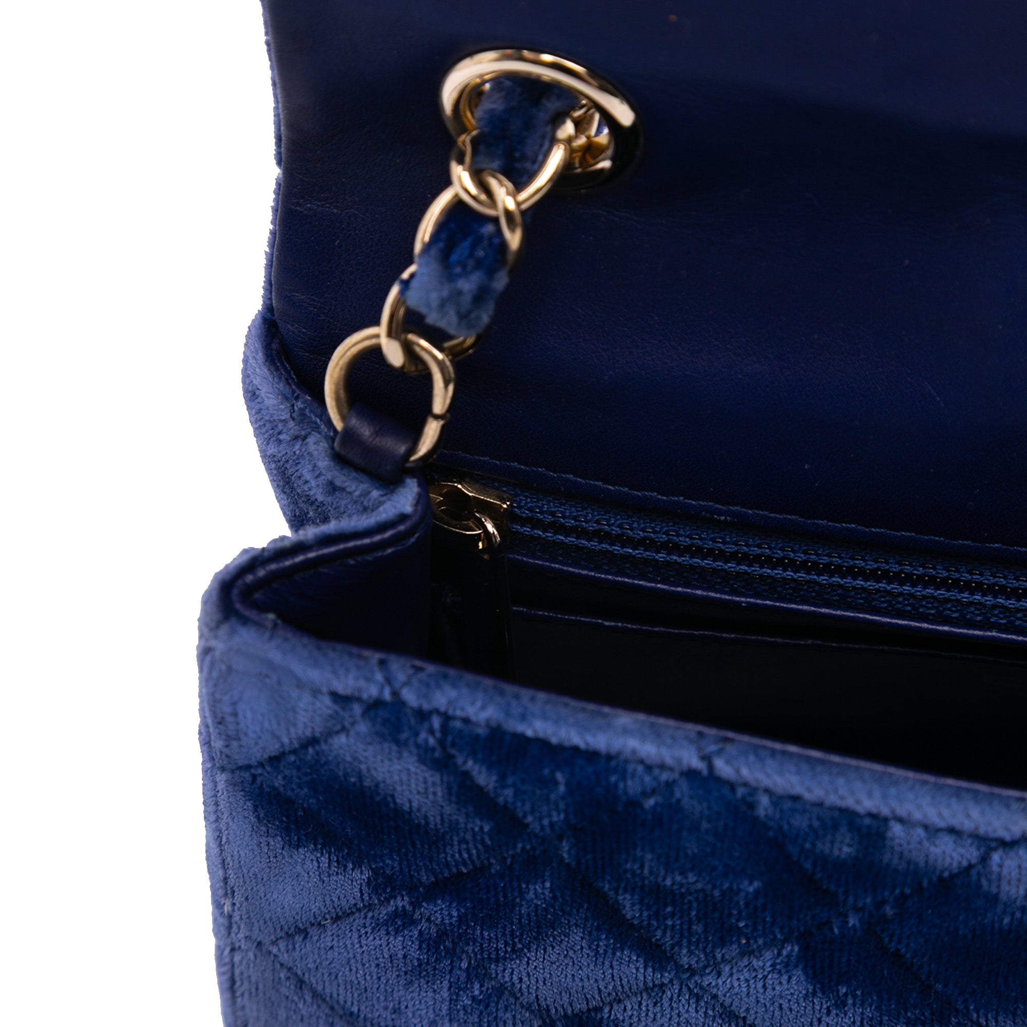 Chanel Mini Rectangular Classic Velvet Single Flap - image 7