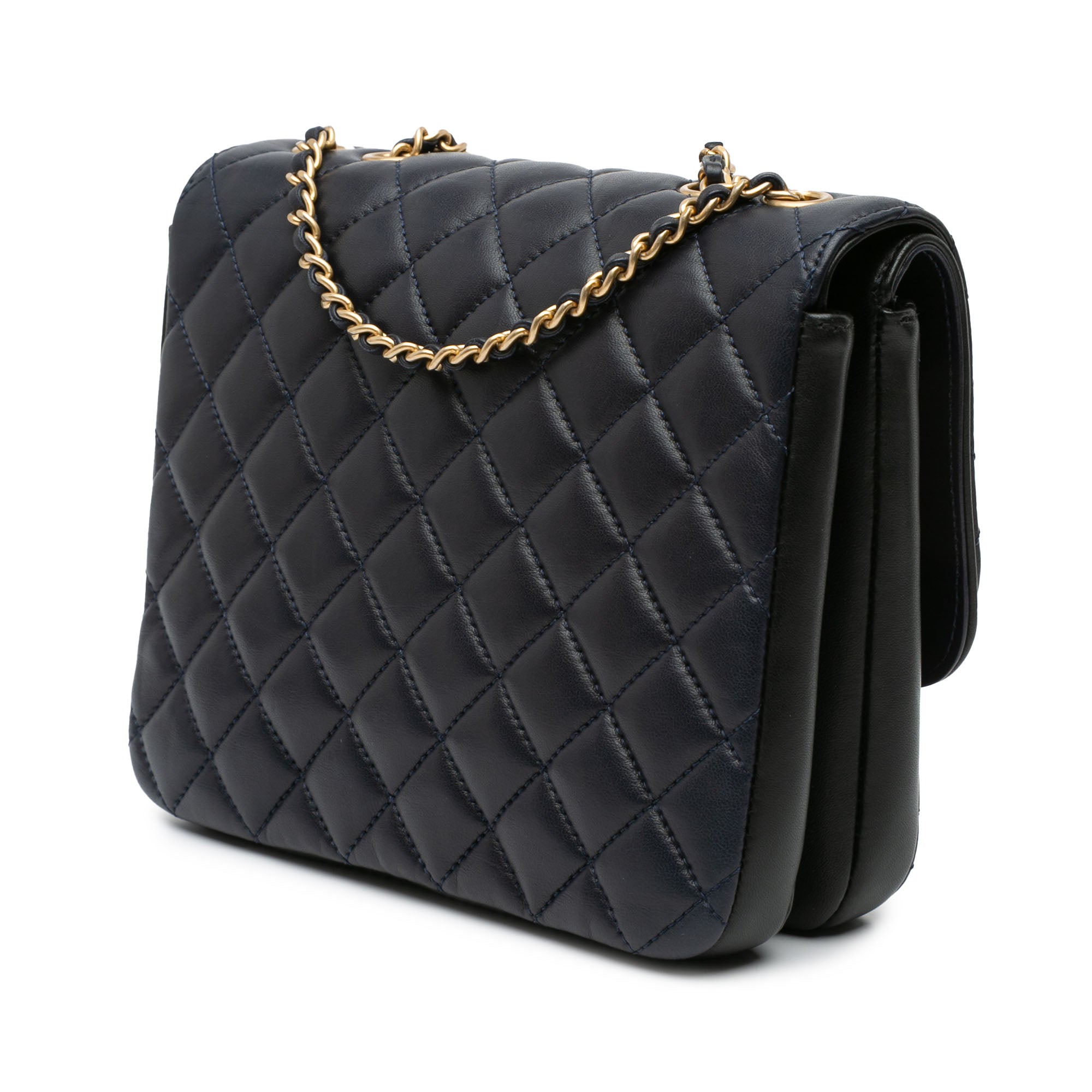 Chanel Small Lambskin CC Chic Double Flap - image 2