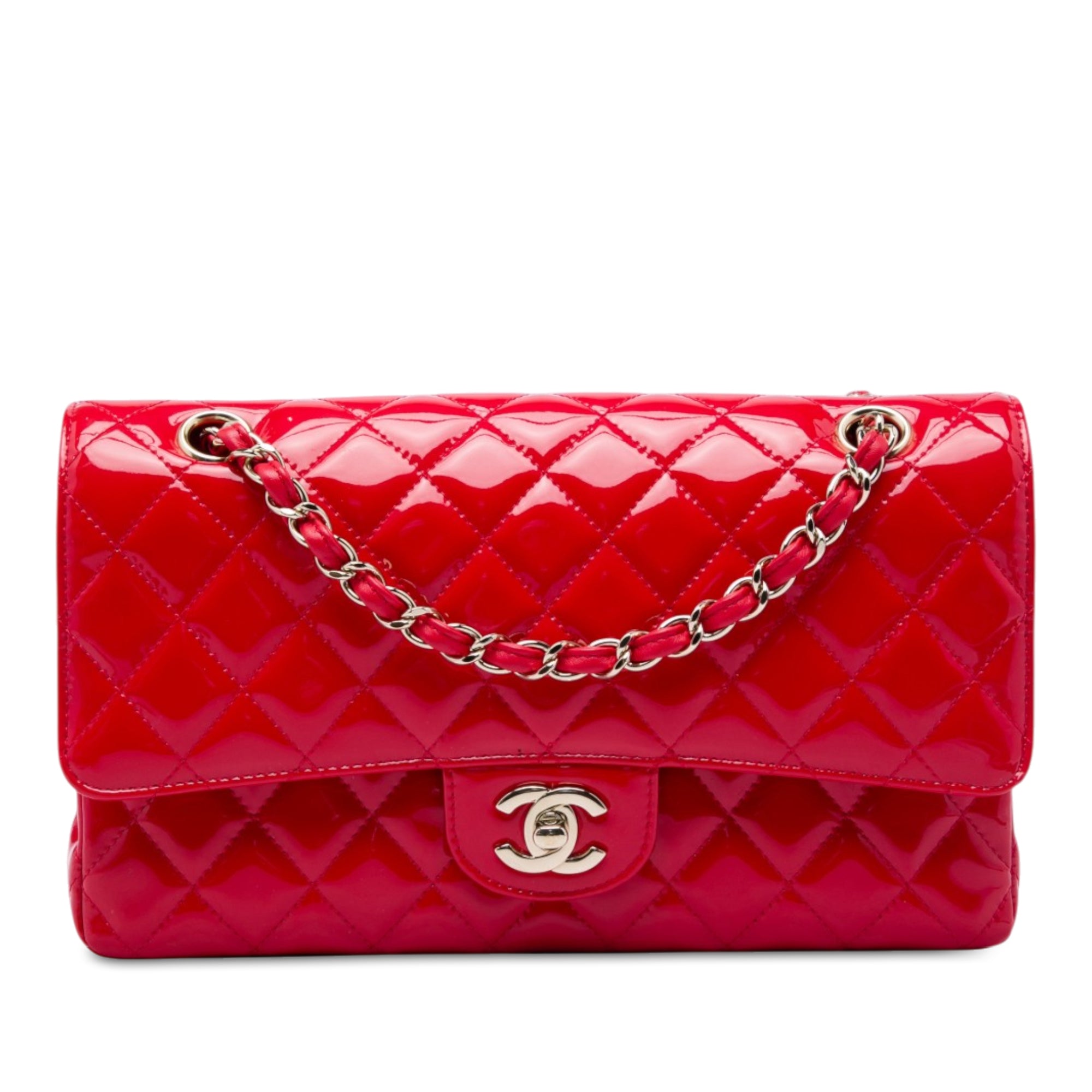Chanel Medium Classic Patent Double Flap - image 1