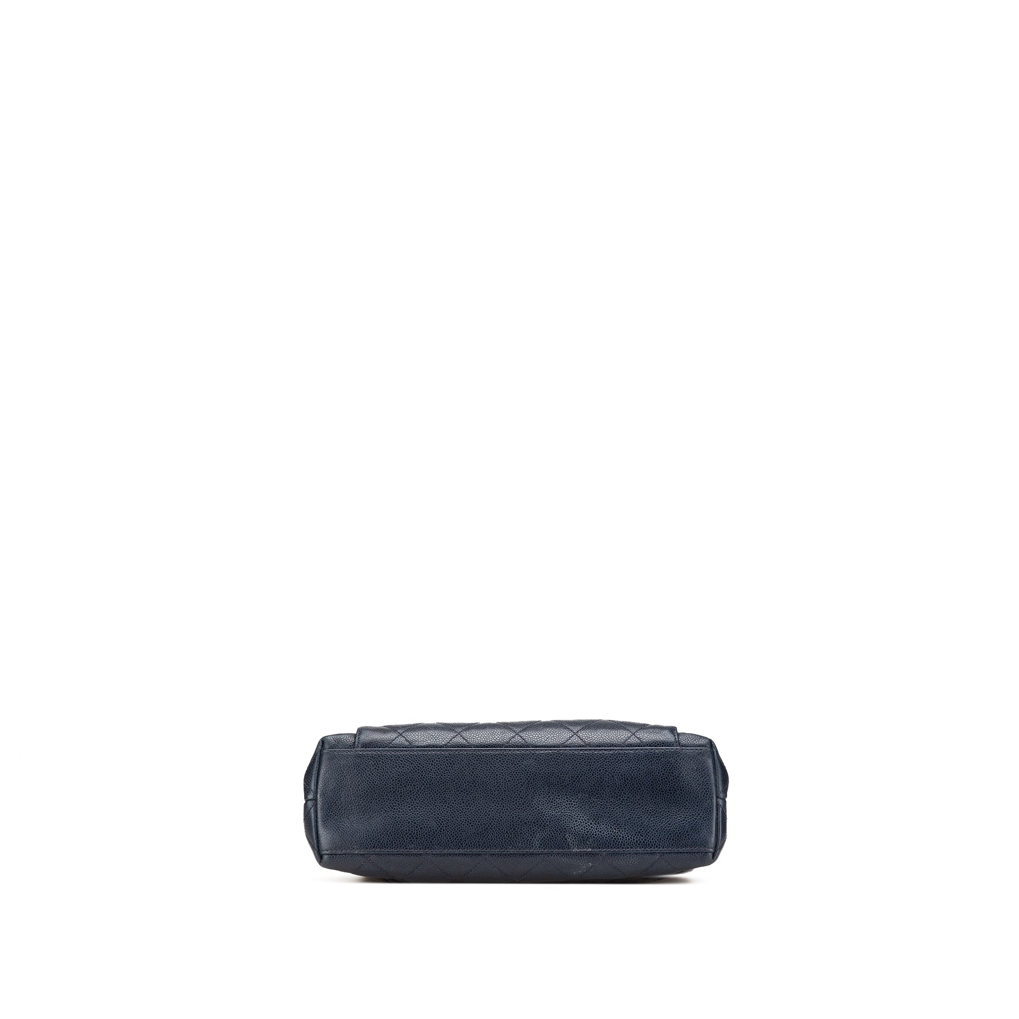 Chanel Quilted Caviar Front Pocket Chain Tote - image 3