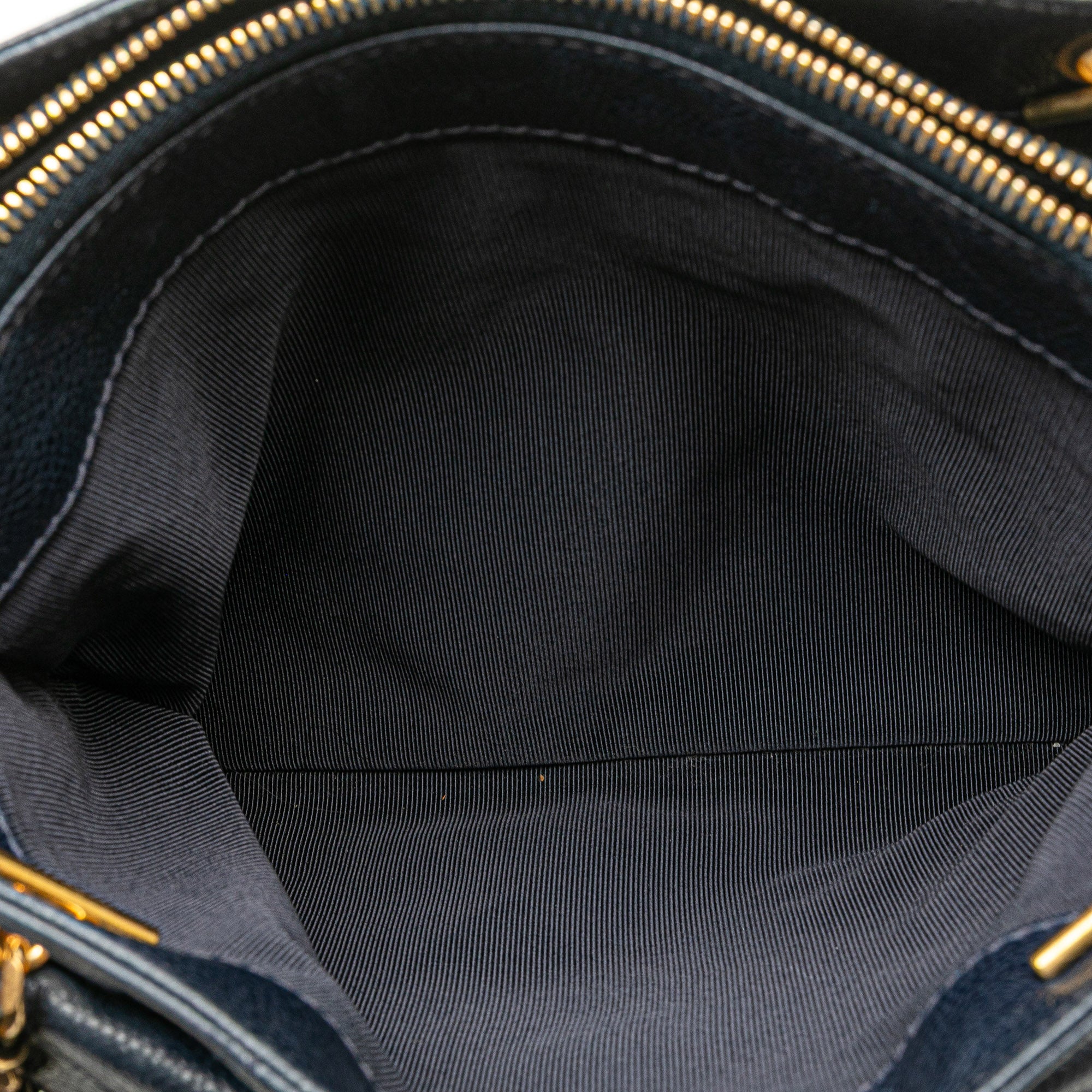 Chanel Quilted Caviar Front Pocket Chain Tote - image 5