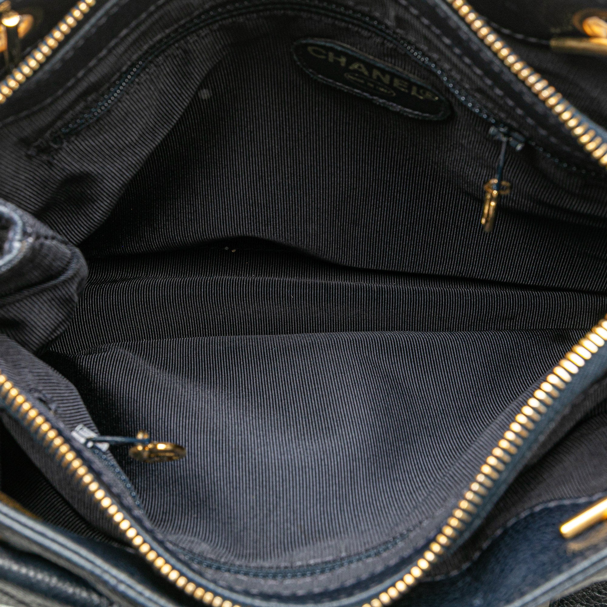 Chanel Quilted Caviar Front Pocket Chain Tote - image 6