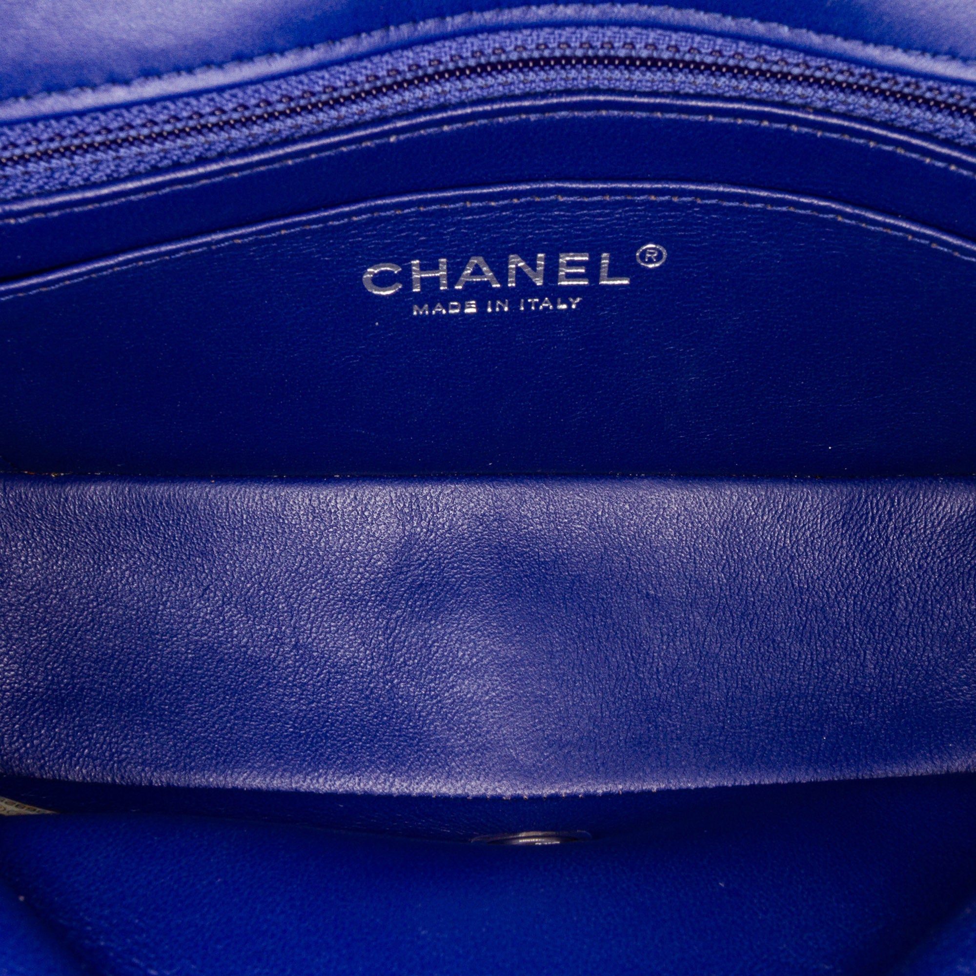 Chanel Mini Rectangular Classic Chevron Patent Single Flap - image 4