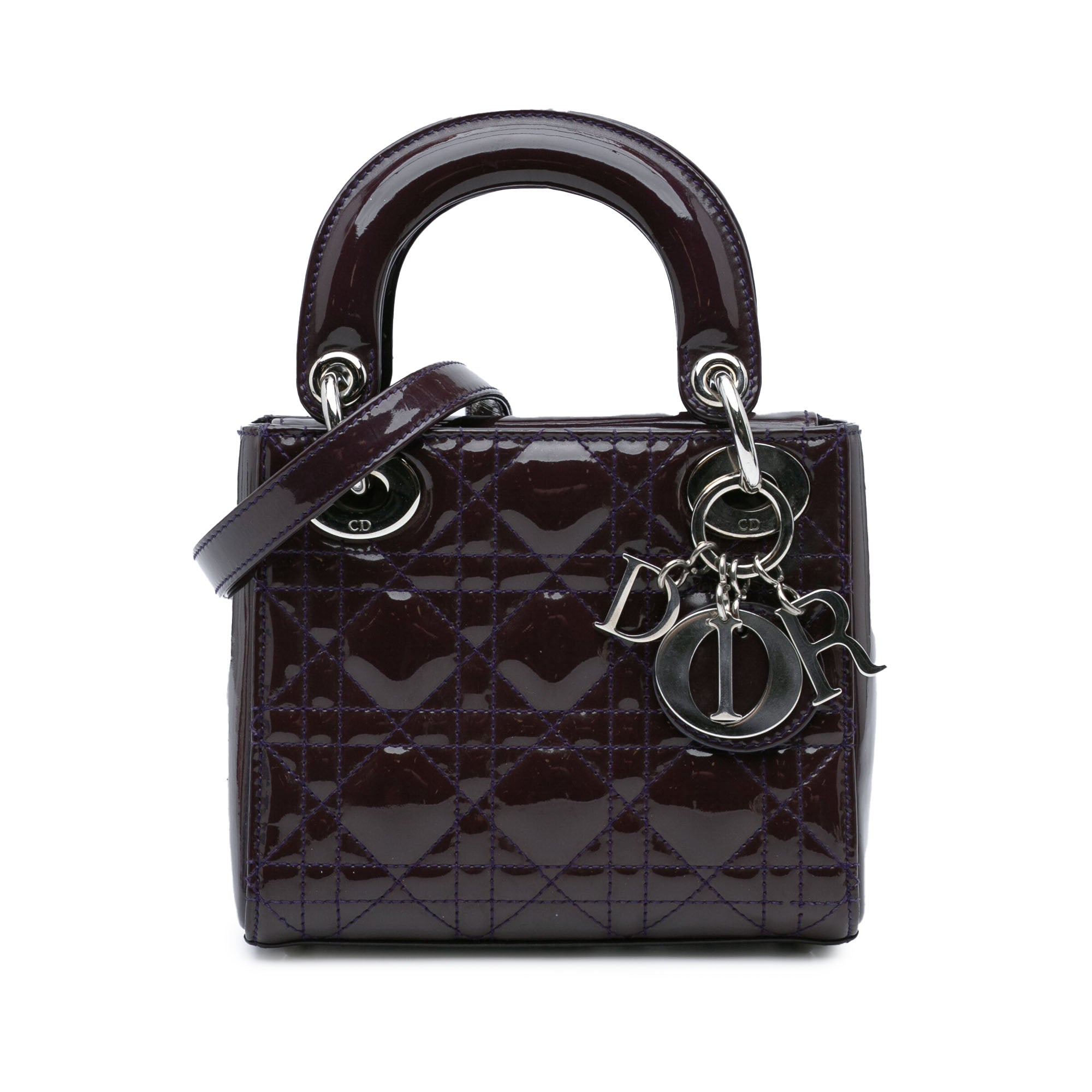 Dior Mini Patent Cannage Lady Dior - image 1