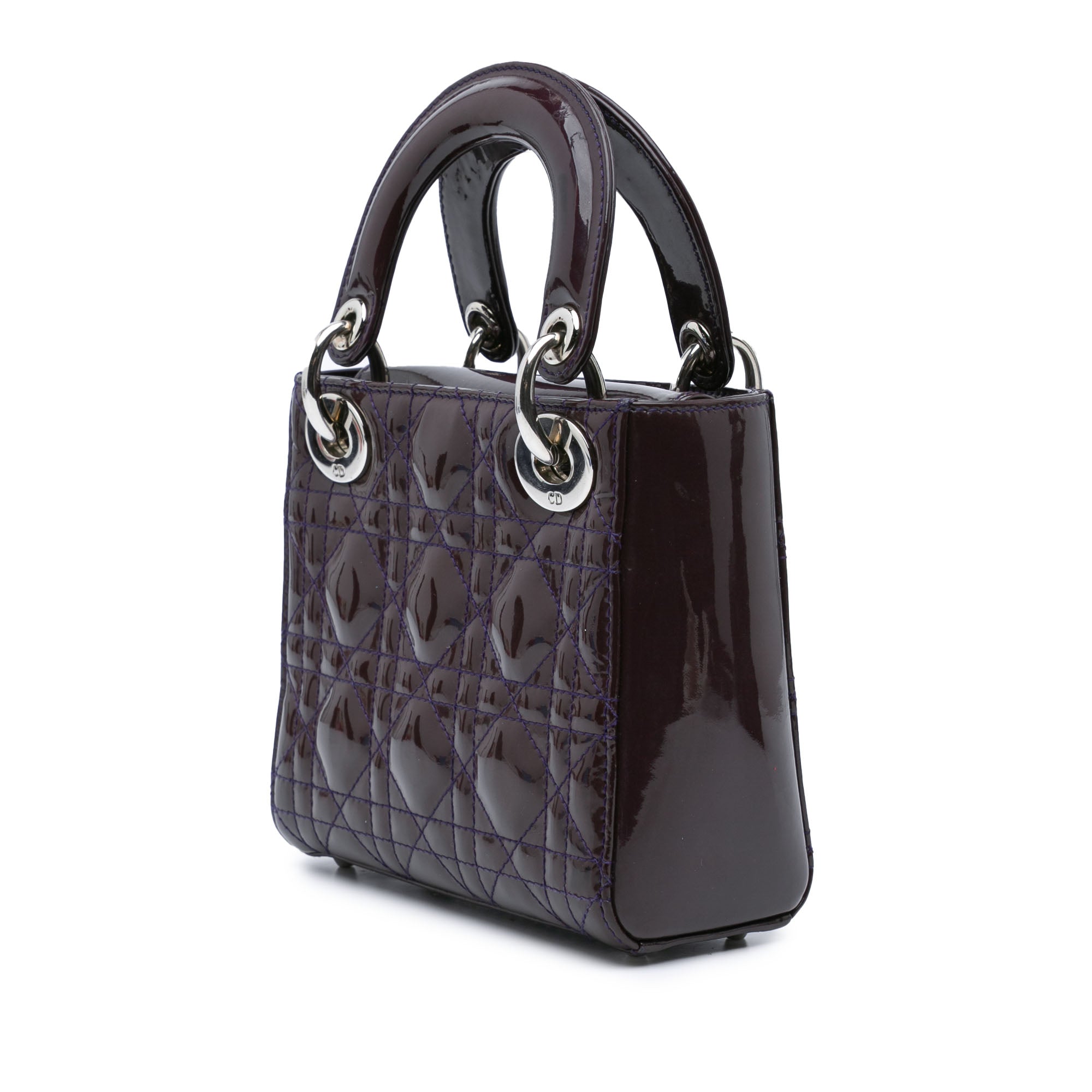 Dior Mini Patent Cannage Lady Dior - image 2