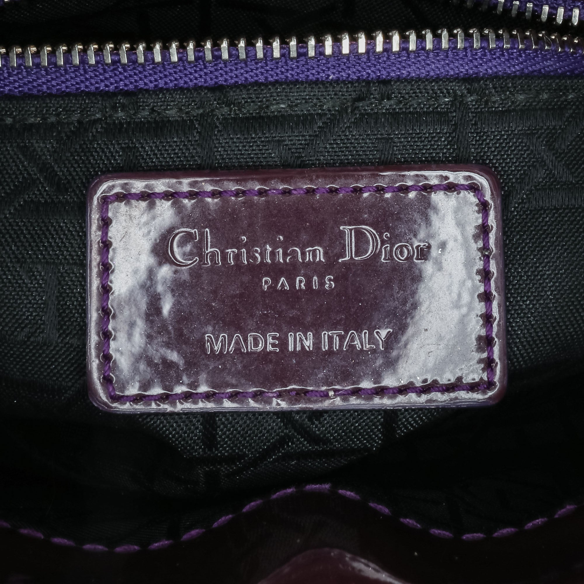 Dior Mini Patent Cannage Lady Dior - image 5