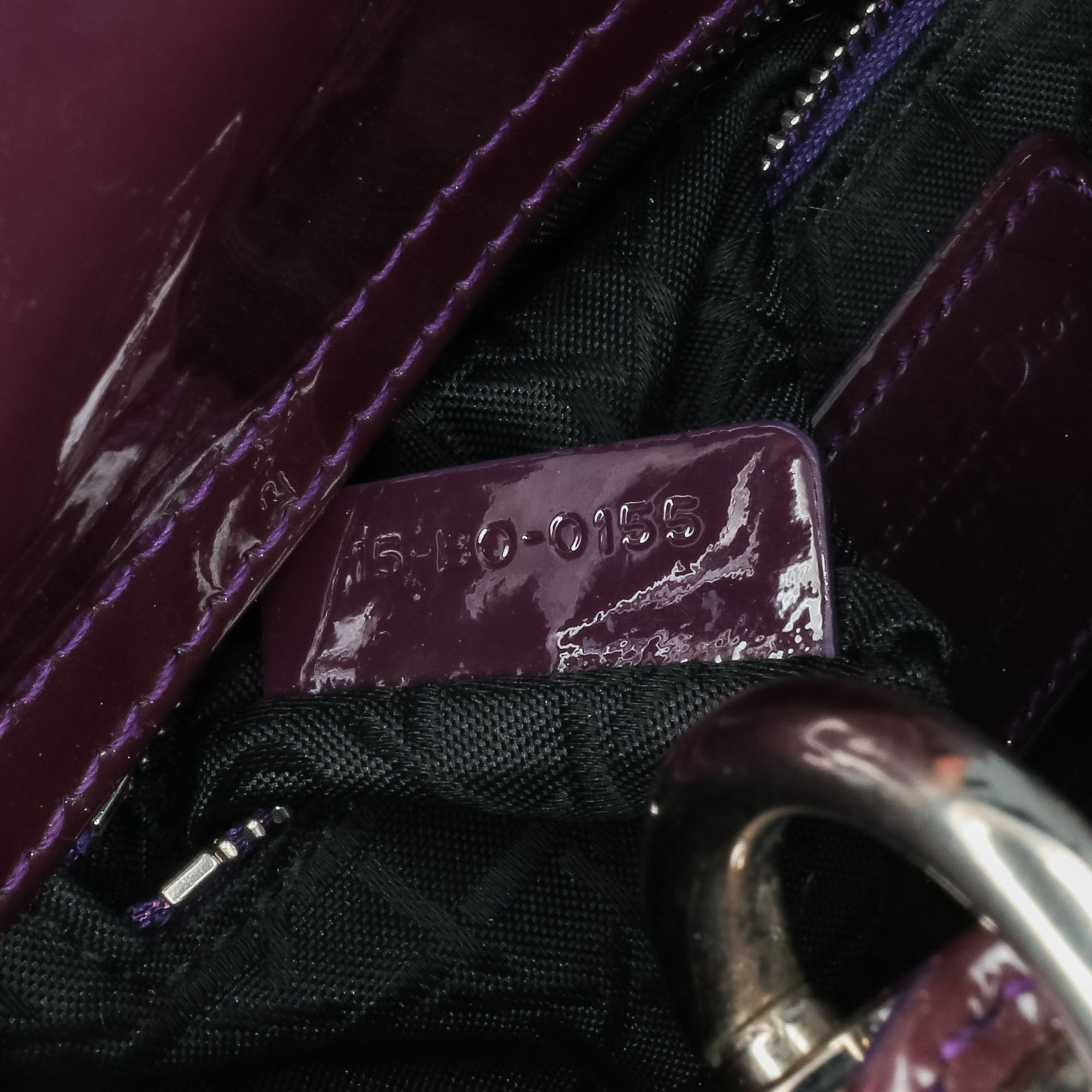Dior Mini Patent Cannage Lady Dior - image 6