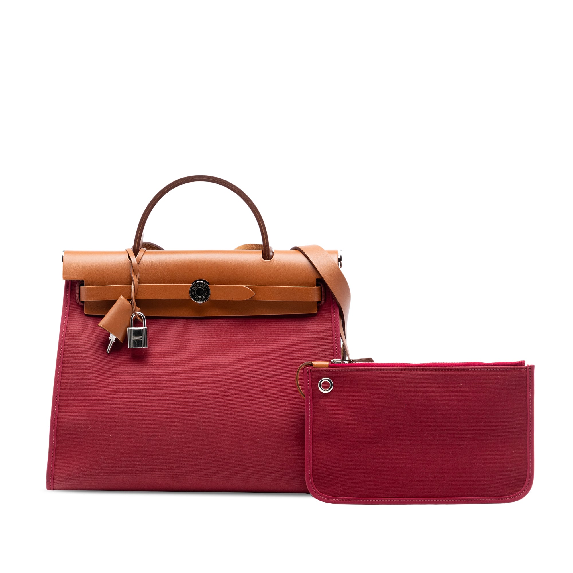 Hermès Toile Herbag Zip 31 - image 8