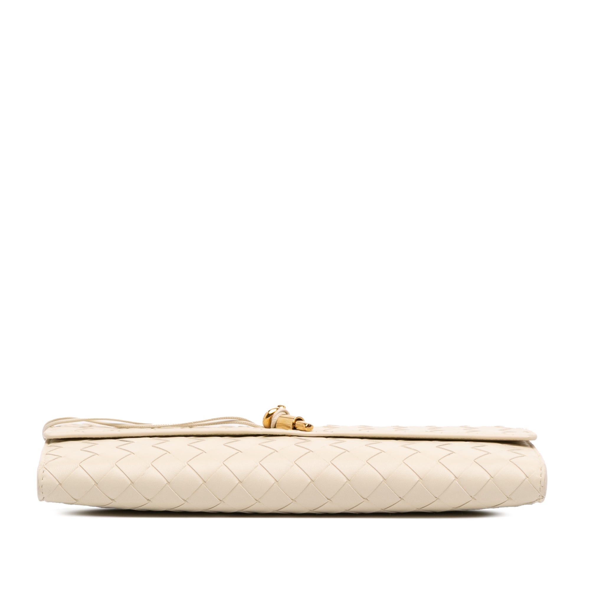 Bottega Veneta Lambskin Intrecciato Andiamo Clutch - image 3