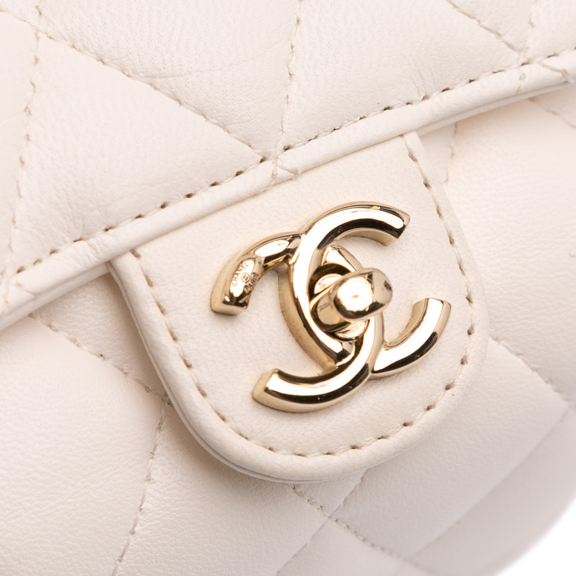 Chanel Quilted Lambskin Foldable Jewelry Box with Chain - image 7