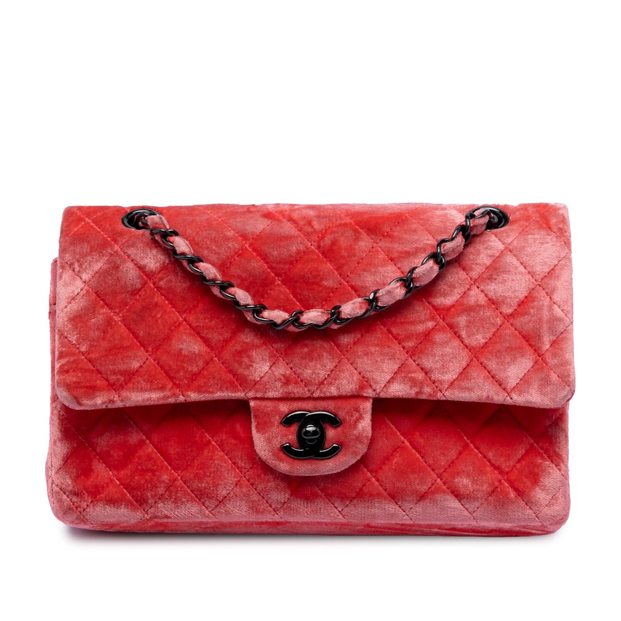 Chanel Medium Classic Velvet Double Flap - image 1