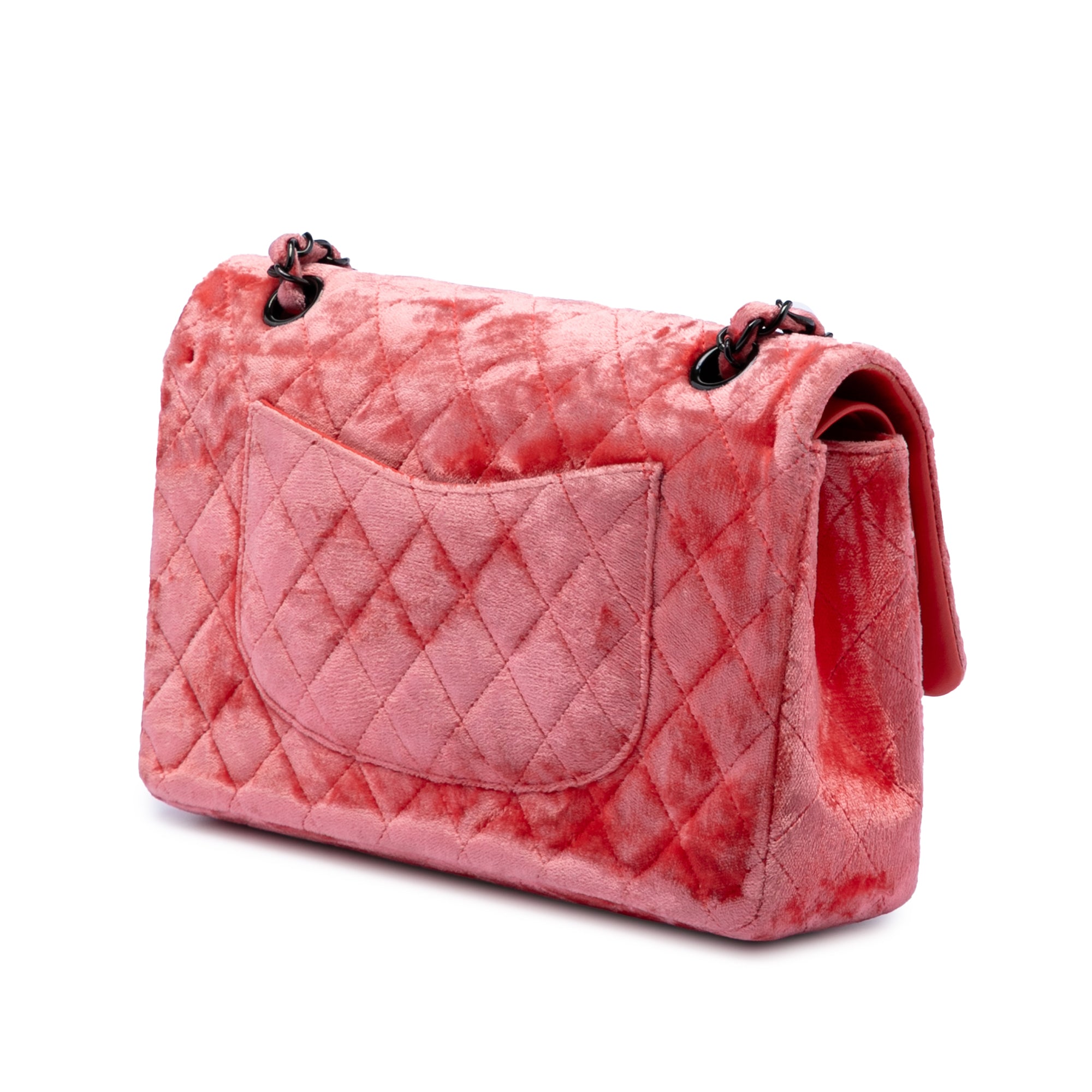 Chanel Medium Classic Velvet Double Flap - image 2