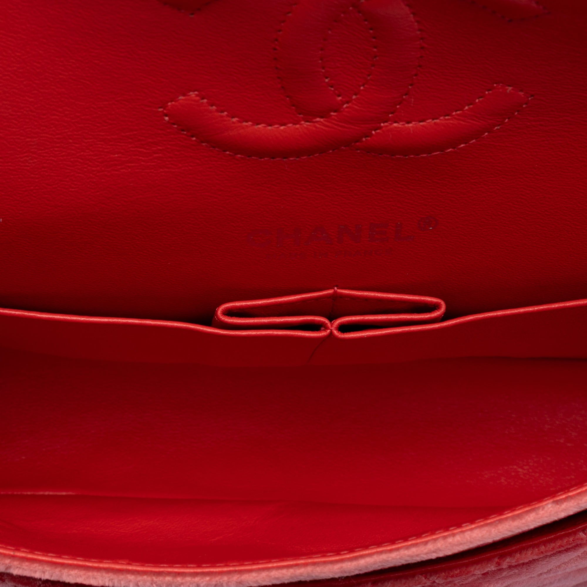 Chanel Medium Classic Velvet Double Flap - image 4