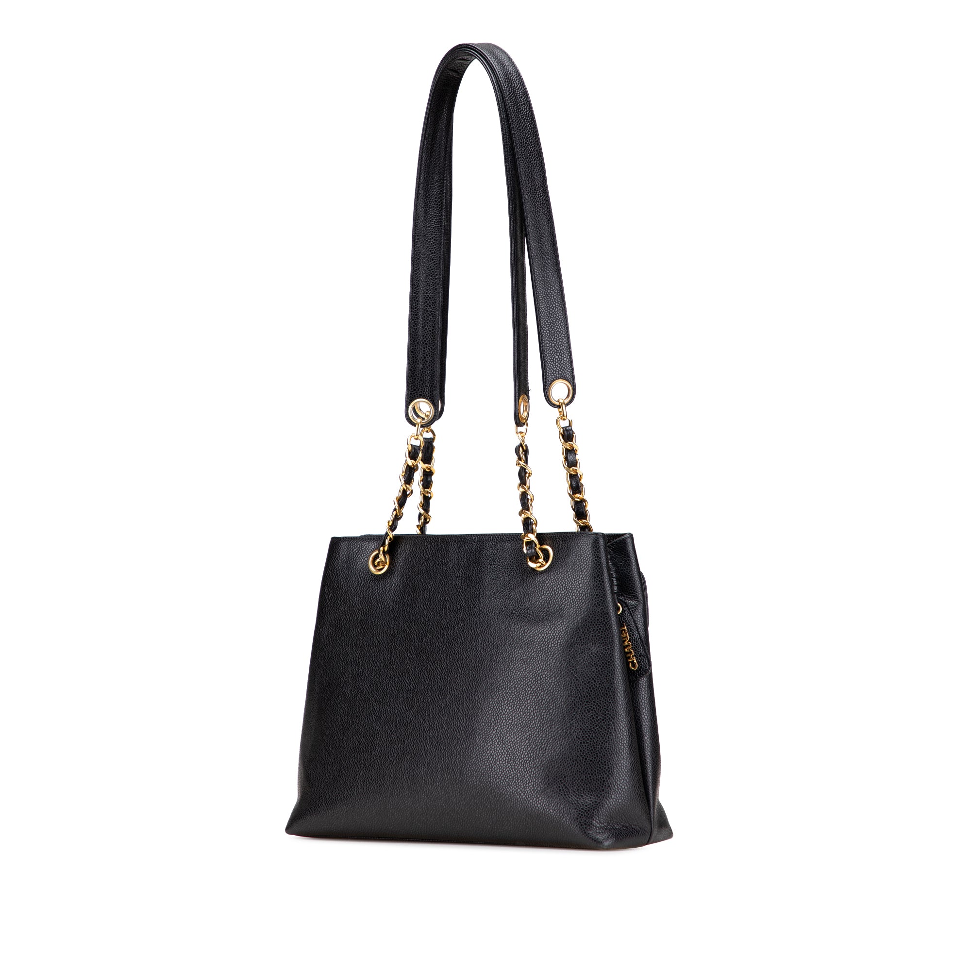 Chanel CC Caviar Shoulder Bag - image 2
