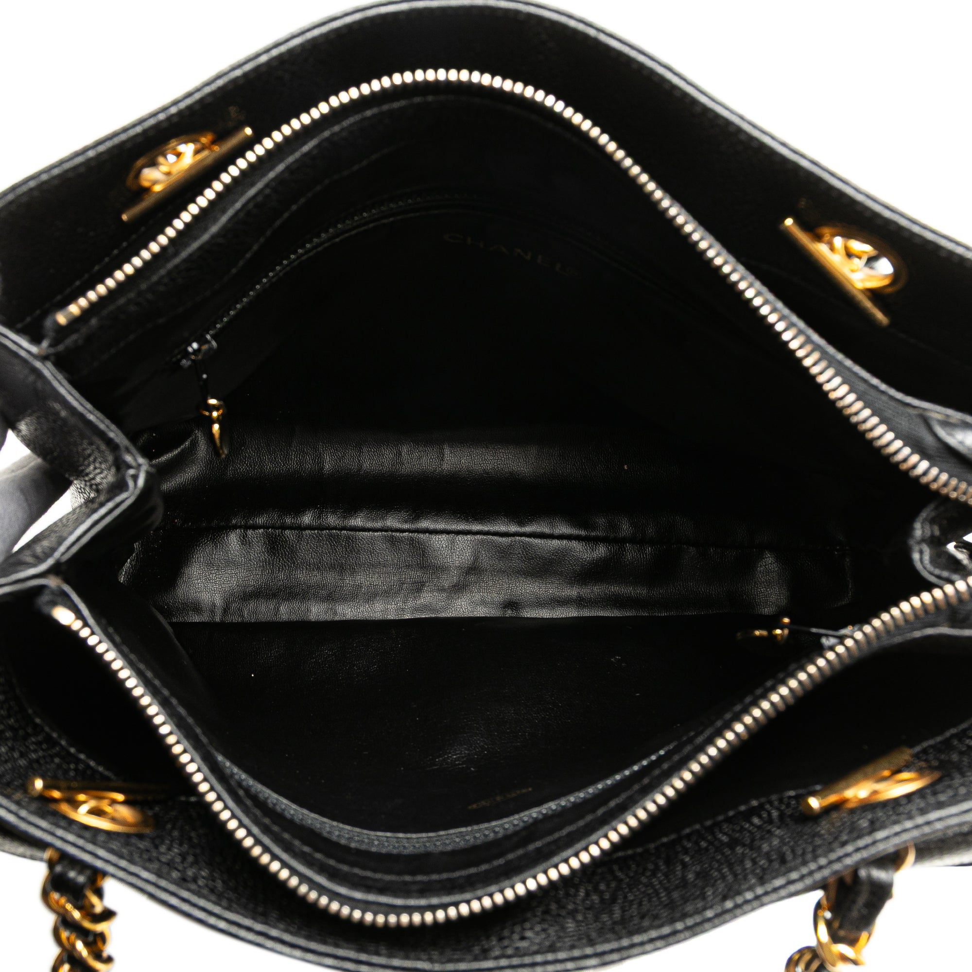 Chanel CC Caviar Shoulder Bag - image 4