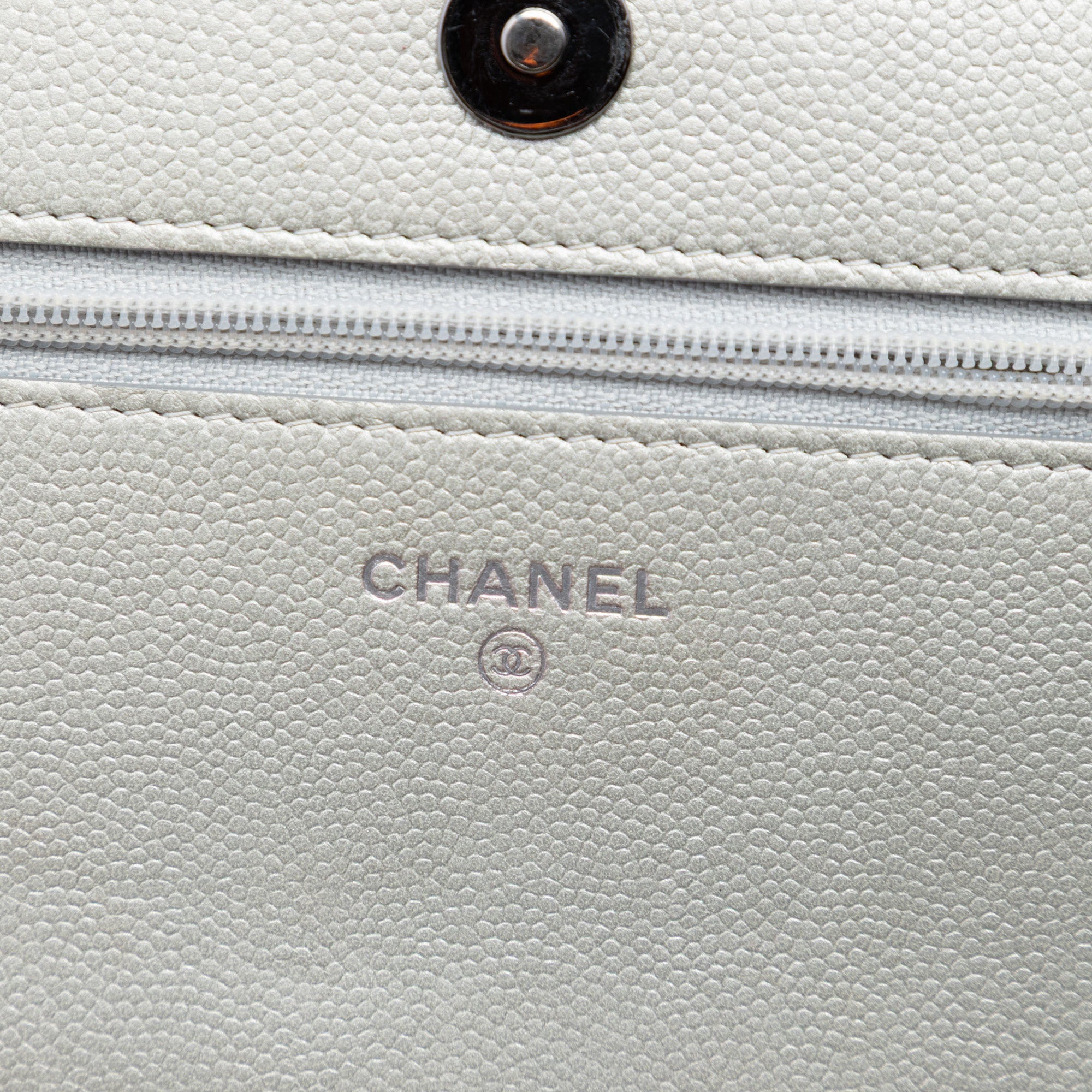 Chanel Quilted Caviar Boy Wallet on Chain - image 5