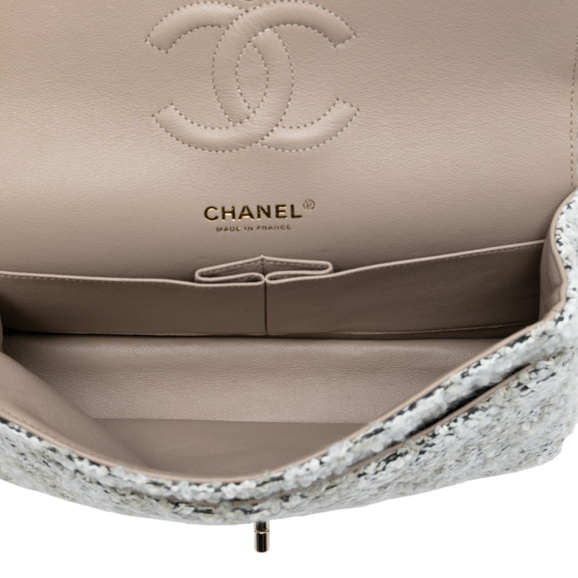 Chanel Medium Classic Tweed Double Flap - image 4