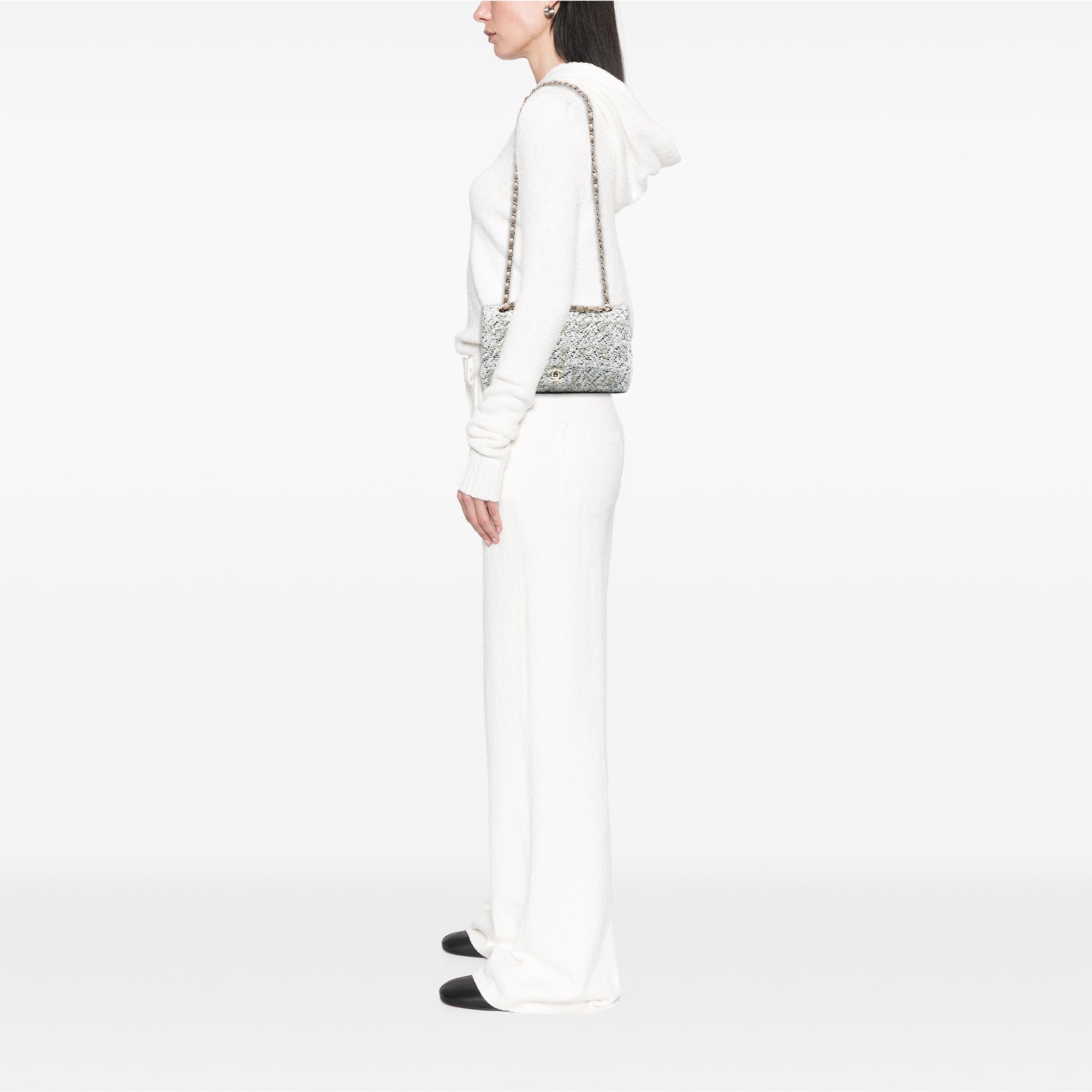 Chanel Medium Classic Tweed Double Flap - image 7