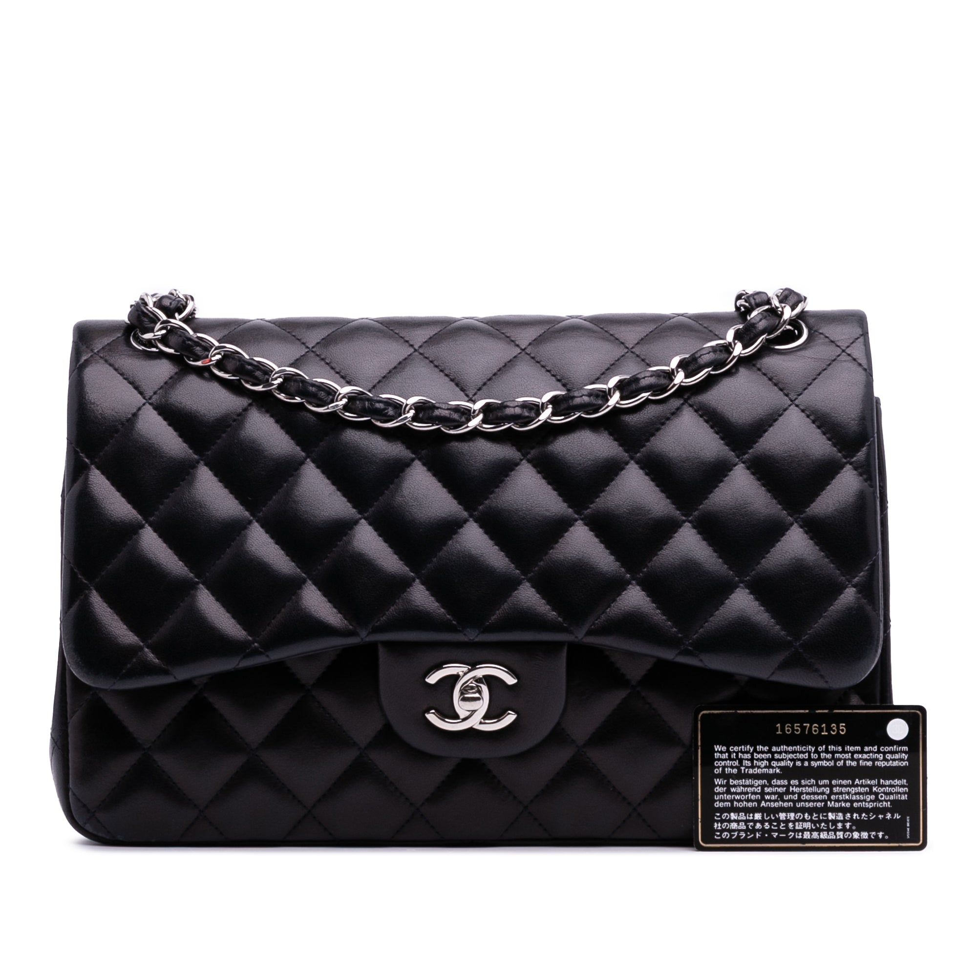 Chanel Jumbo Classic Lambskin Double Flap - image 13