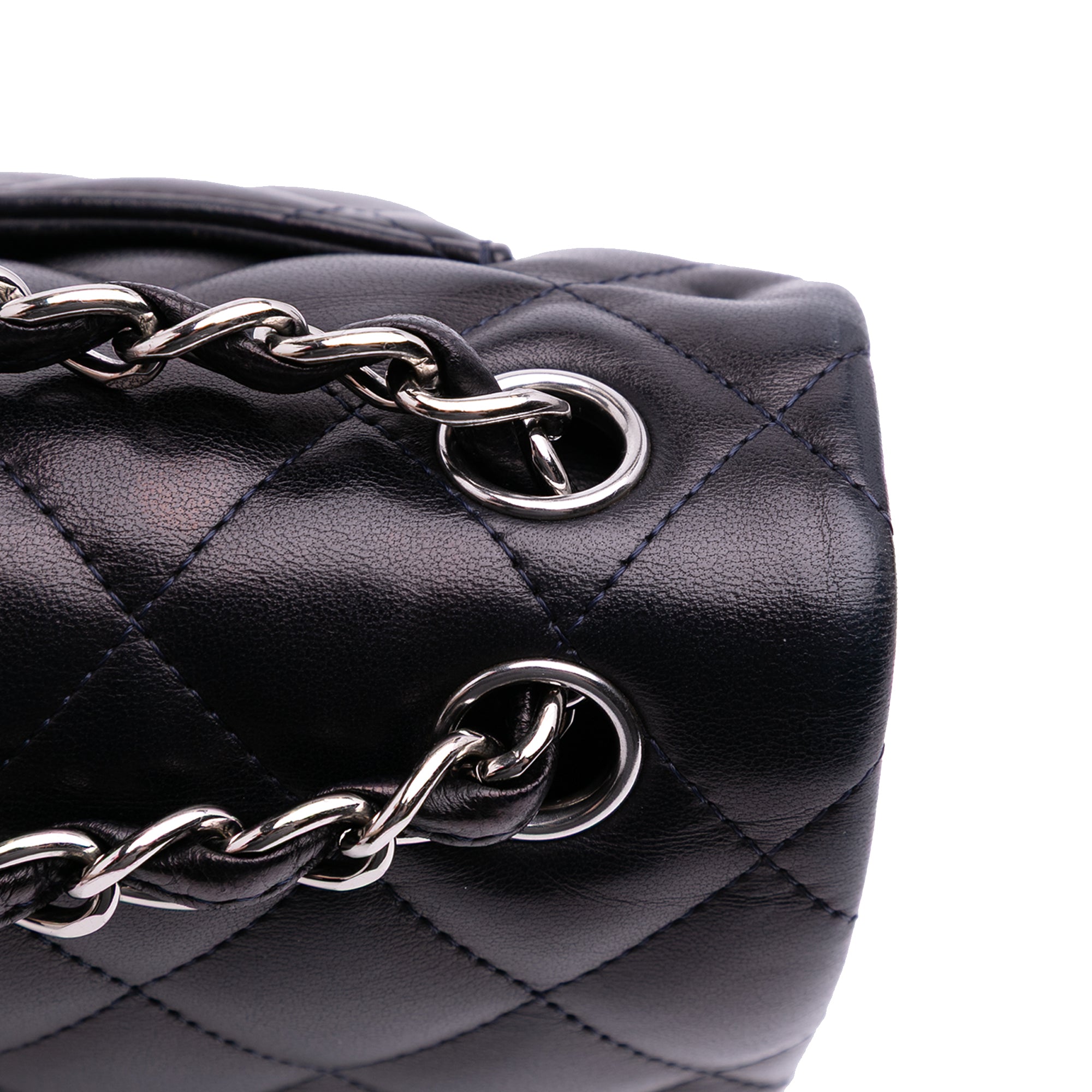 Chanel Jumbo Classic Lambskin Double Flap - image 9