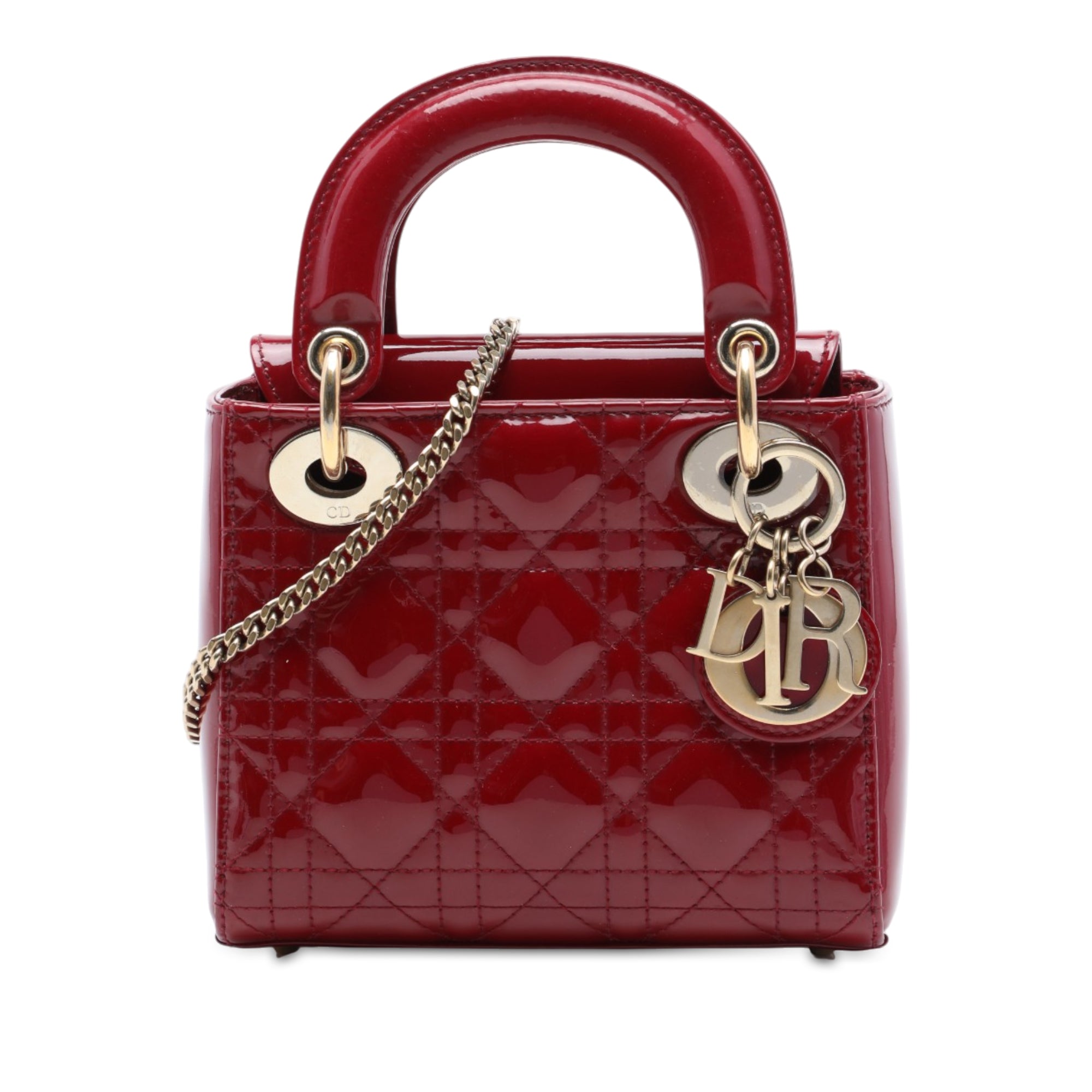 Dior Mini Patent Cannage Lady Dior - image 1