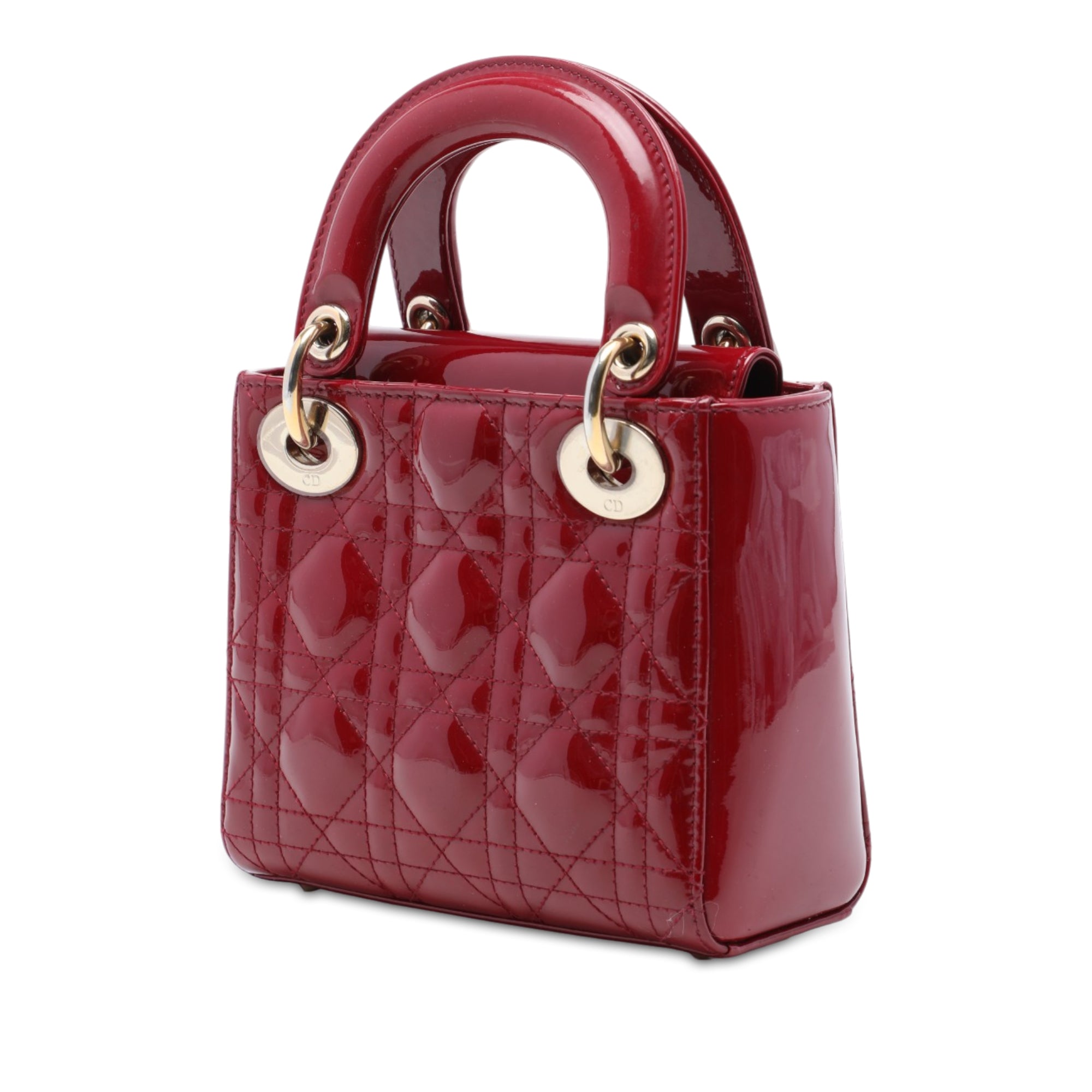 Dior Mini Patent Cannage Lady Dior - image 2