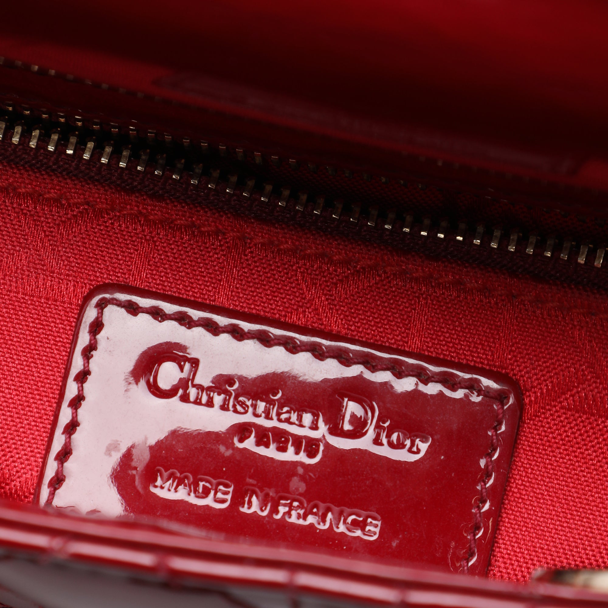 Dior Mini Patent Cannage Lady Dior - image 5