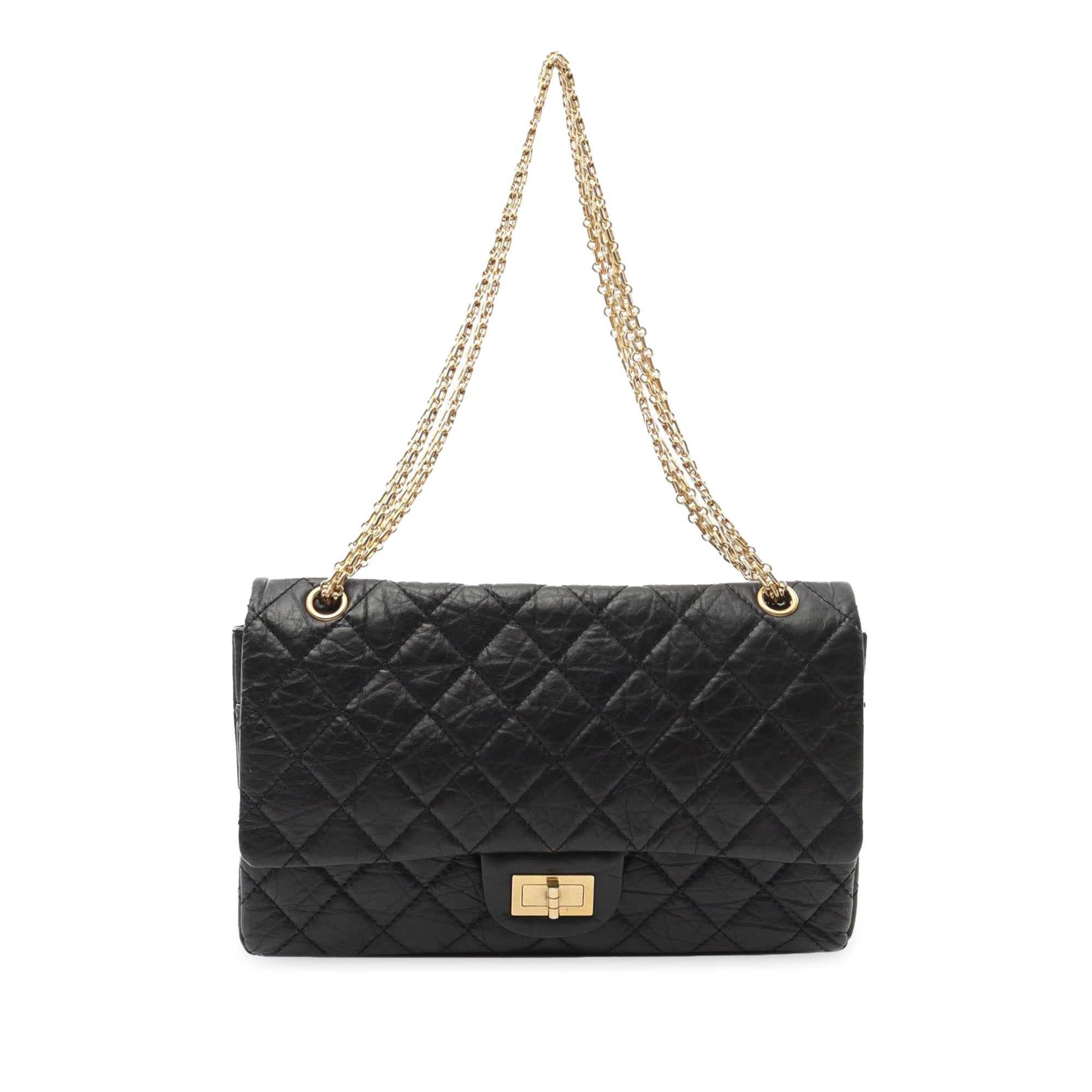 Chanel Quilted Aged Calfskin Reissue 2.55 Double Flap 226 - image 1