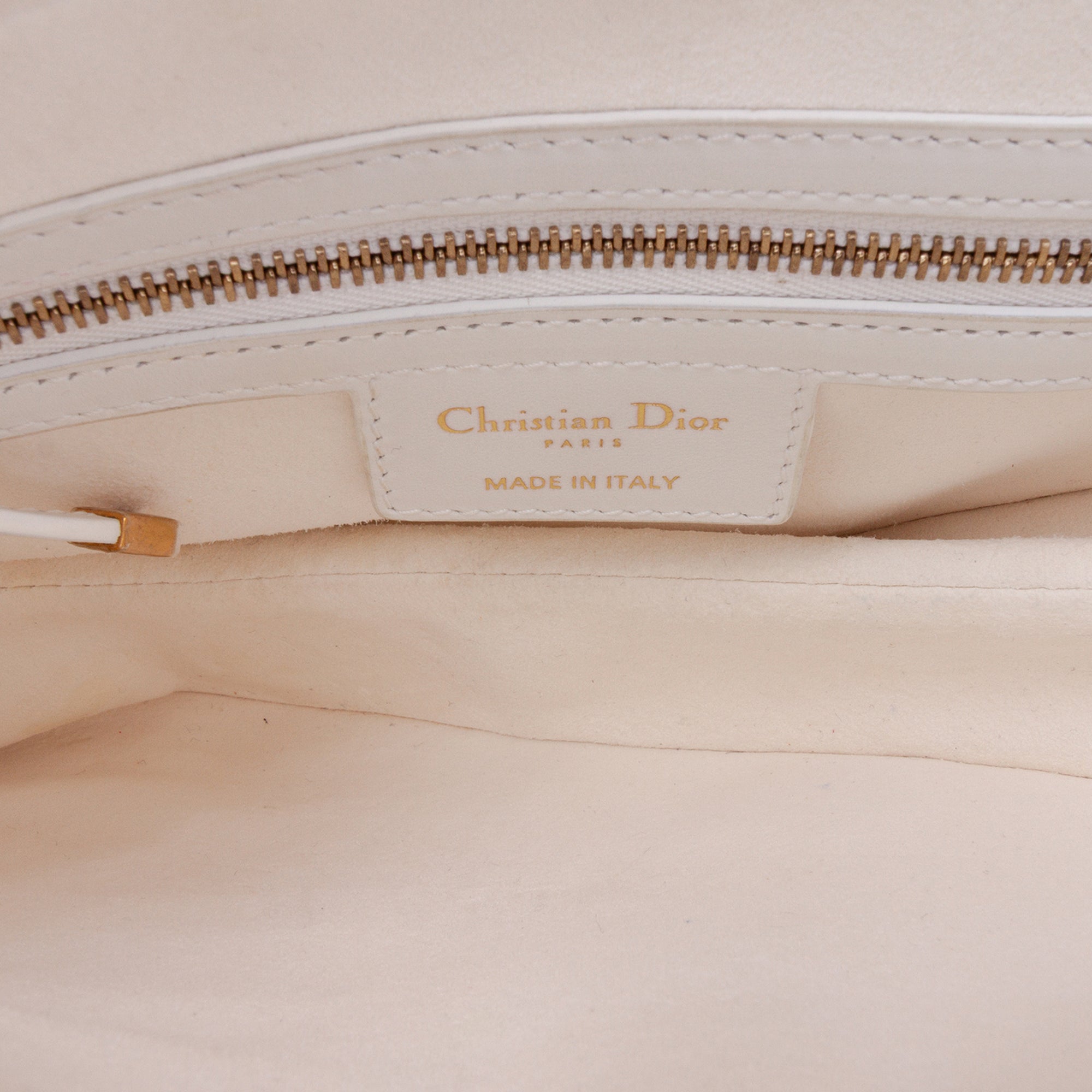 Dior Perforated Oblique Embossed Calfskin Saddle Bag - image 4
