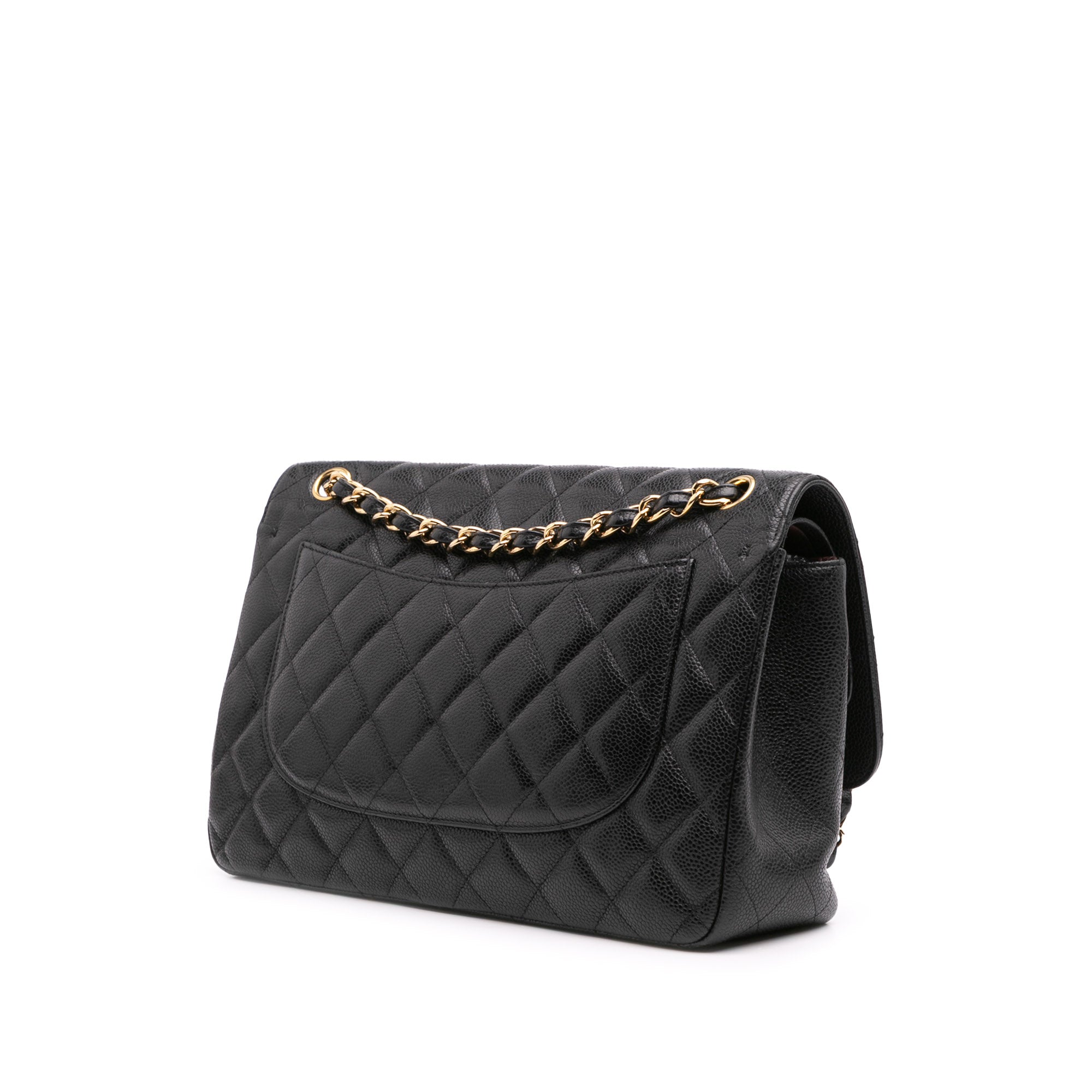 Chanel Jumbo Classic Caviar Double Flap - image 2