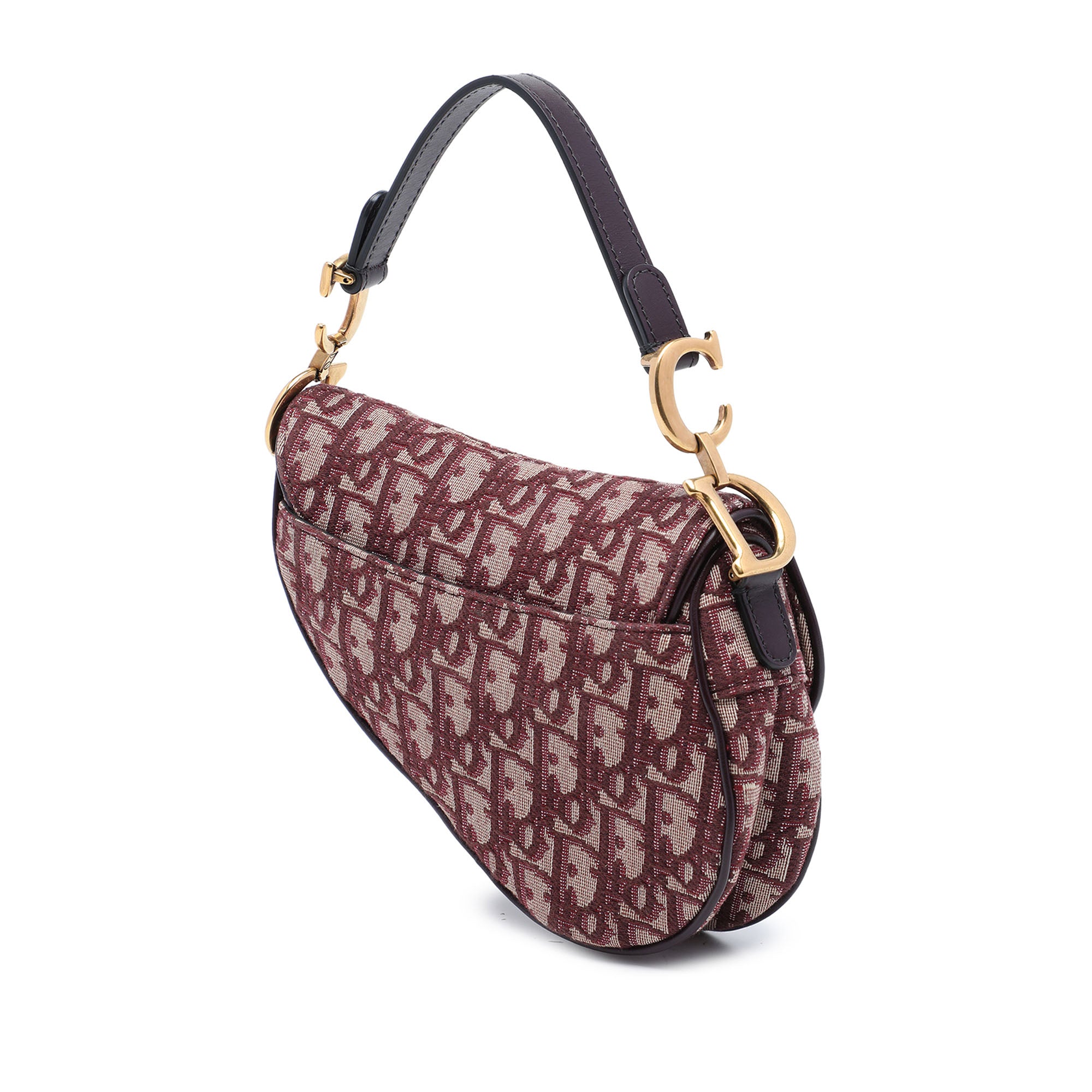 Dior Mini Oblique Canvas Saddle Bag - image 2