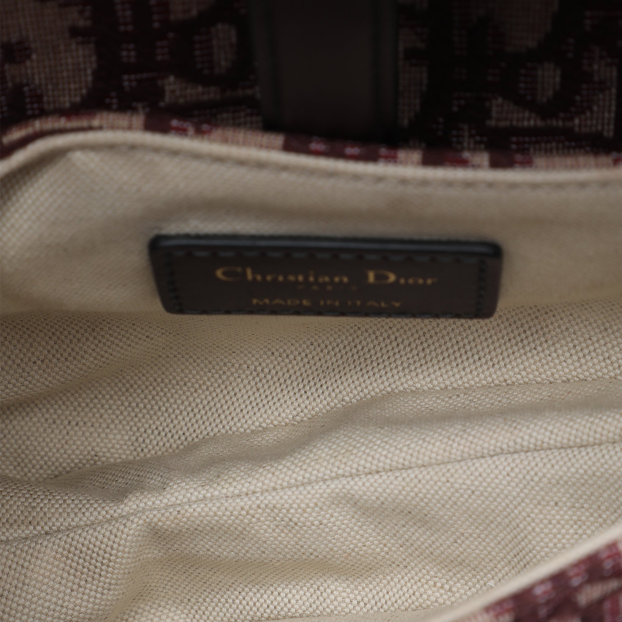 Dior Mini Oblique Canvas Saddle Bag - image 4