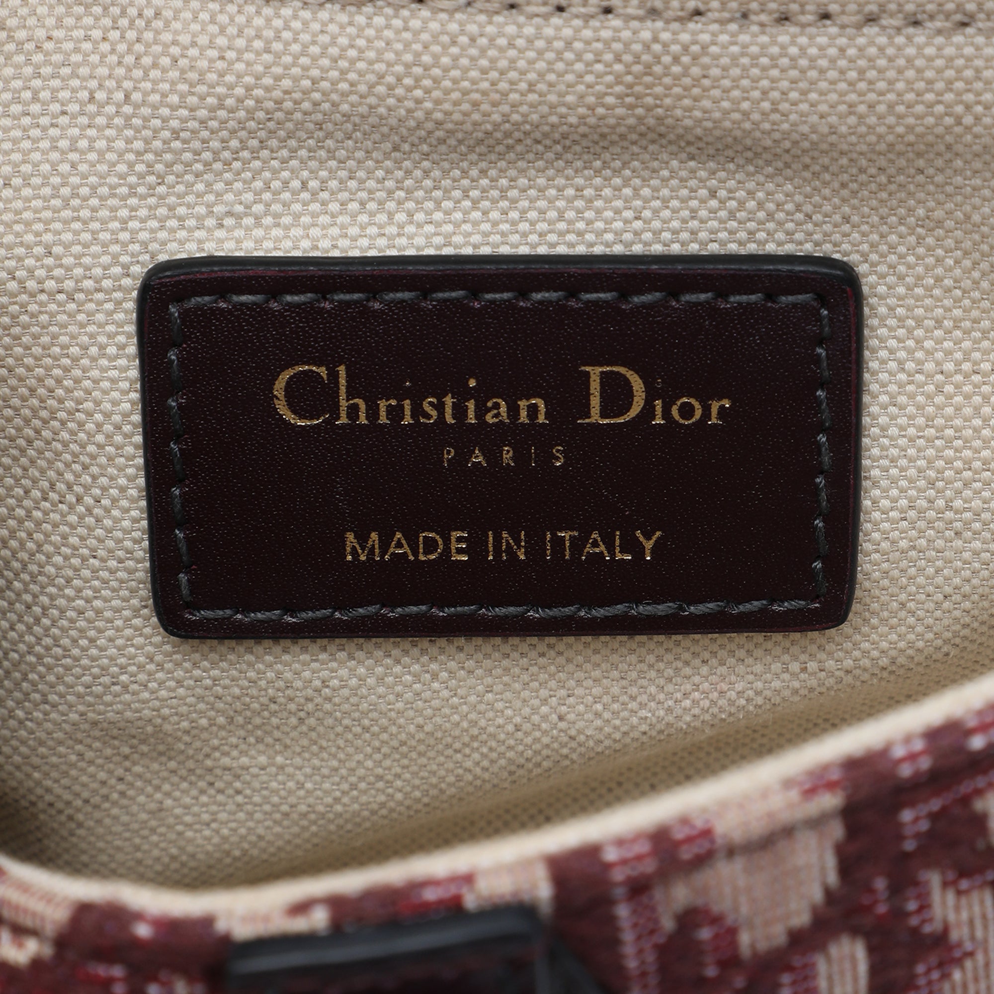 Dior Mini Oblique Canvas Saddle Bag - image 5