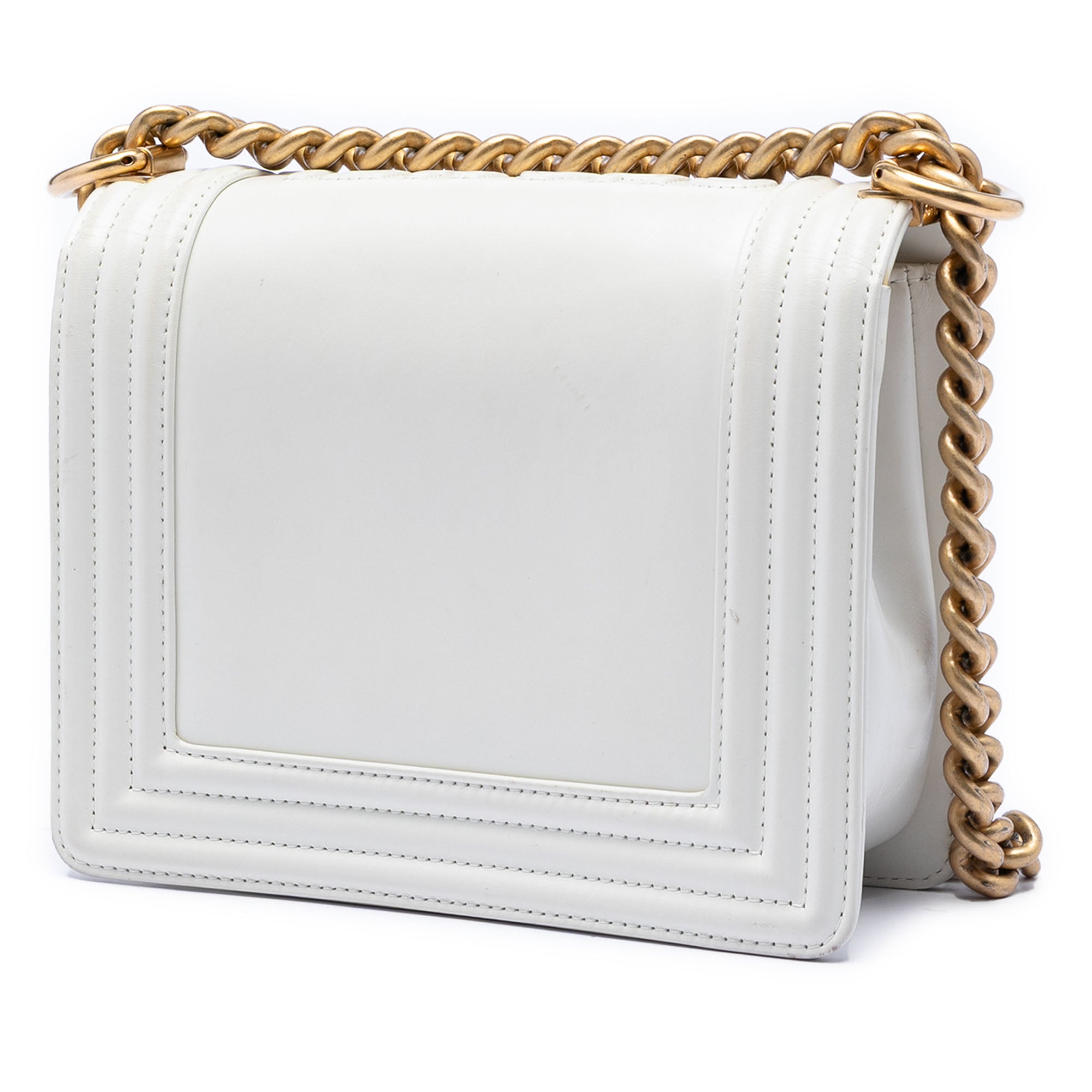Chanel Square Calfskin Boy Reverso Flap - image 2