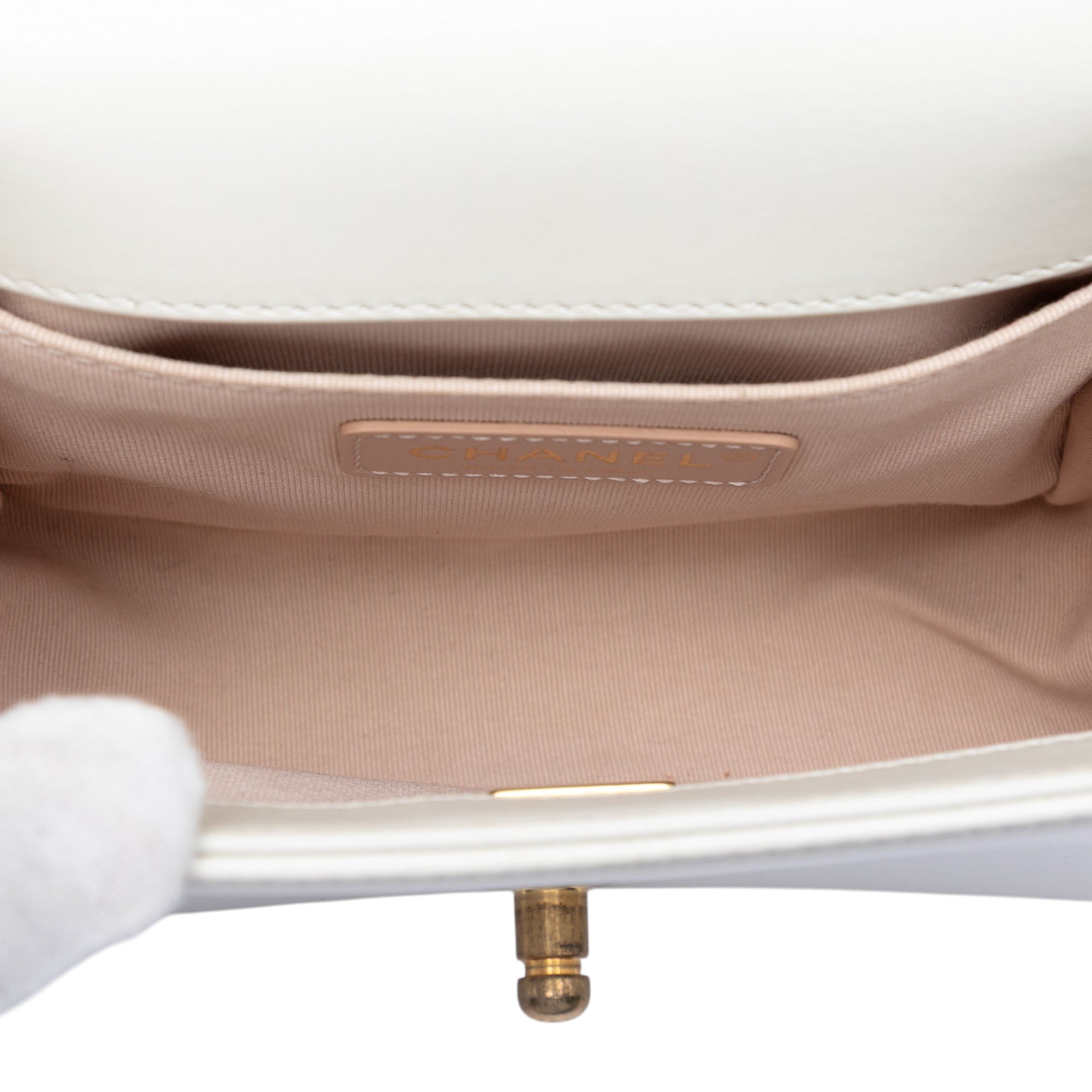 Chanel Square Calfskin Boy Reverso Flap - image 4