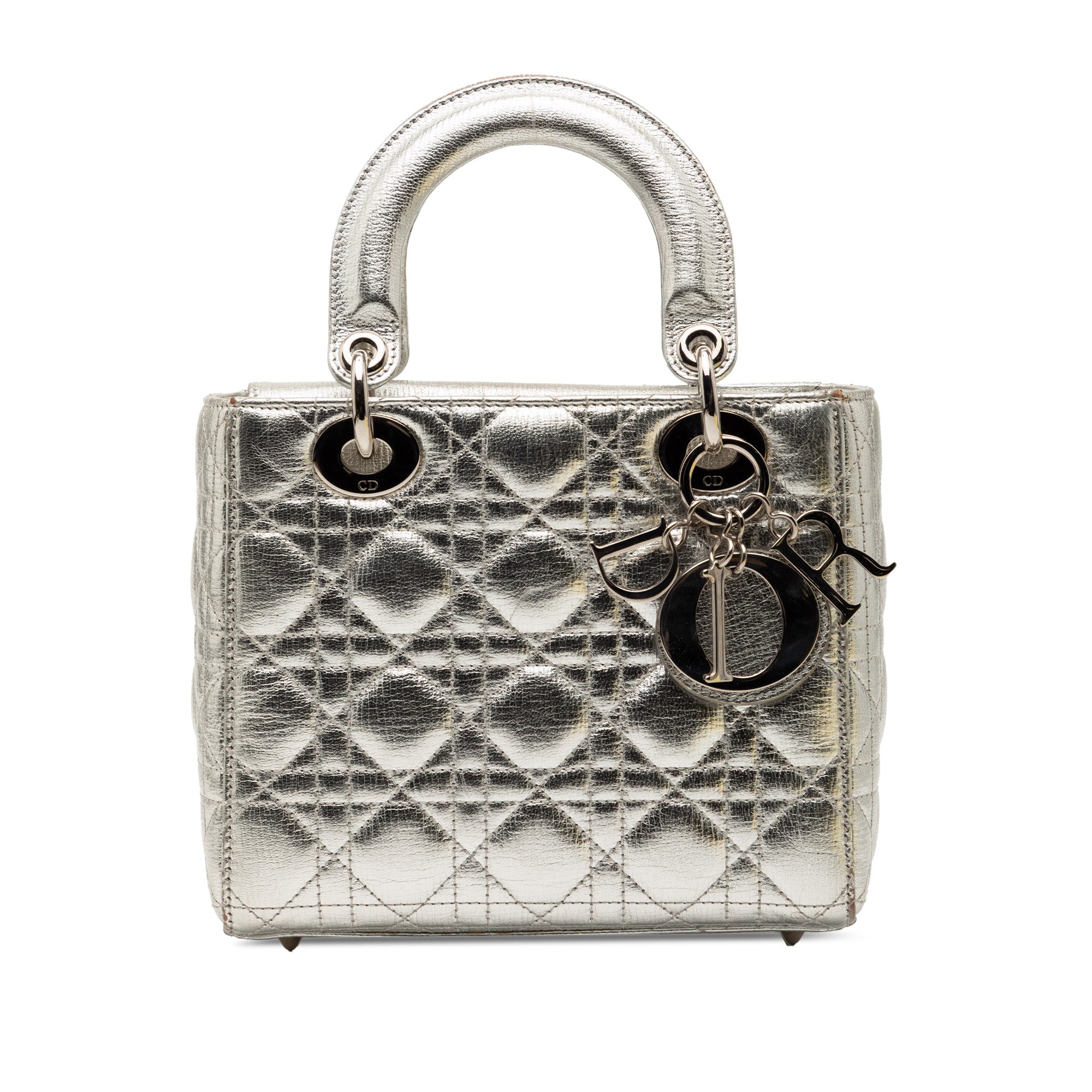 Dior Small Metallic Grained Calfskin Cannage My ABCDior Lady Dior - image 1