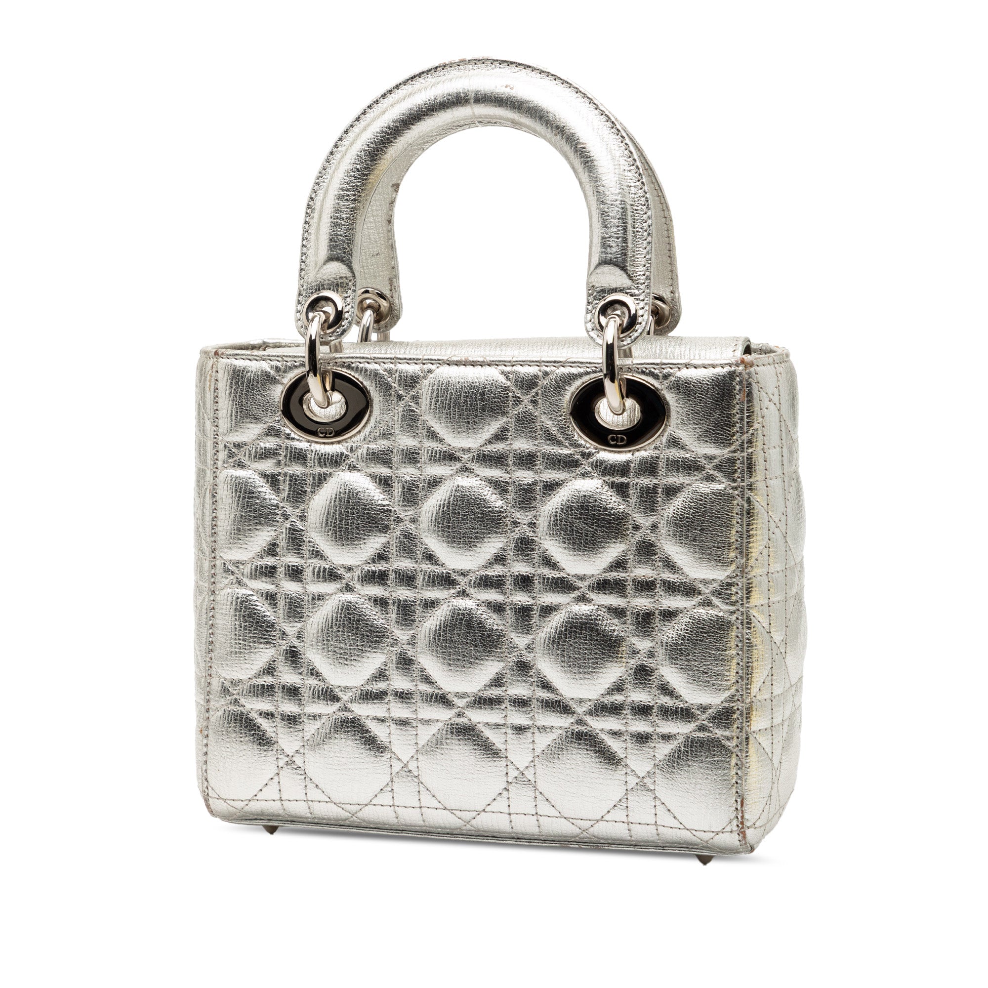 Dior Small Metallic Grained Calfskin Cannage My ABCDior Lady Dior - image 2