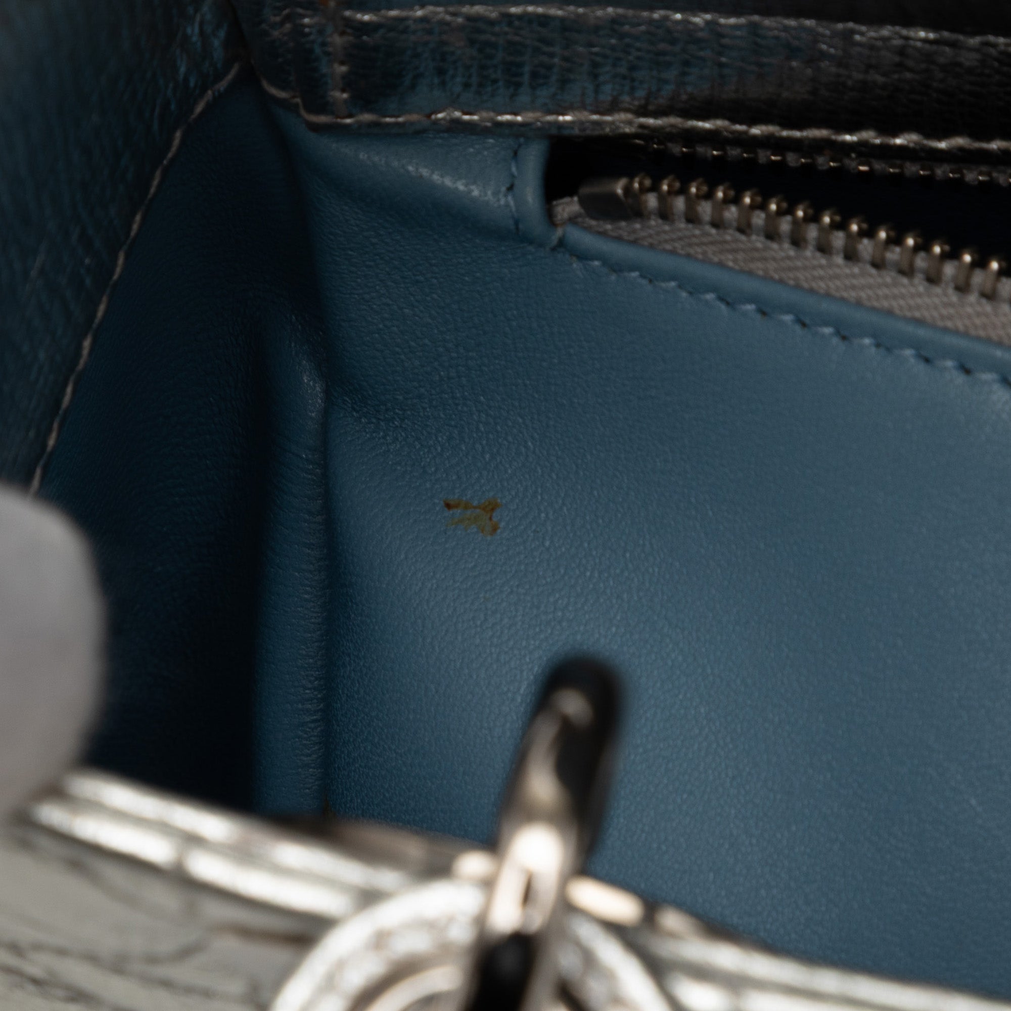 Dior Small Metallic Grained Calfskin Cannage My ABCDior Lady Dior - image 7